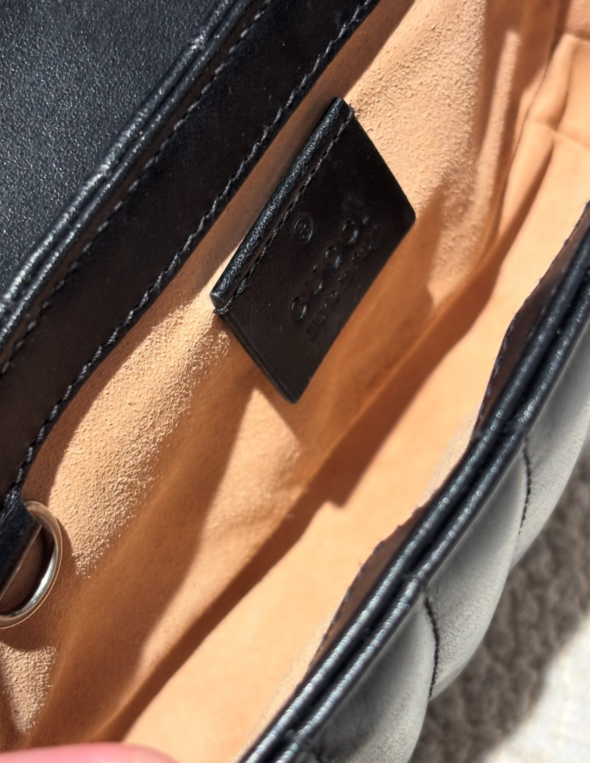 Gucci Mini Marmont Bag - Black Leather & Silver Hardware