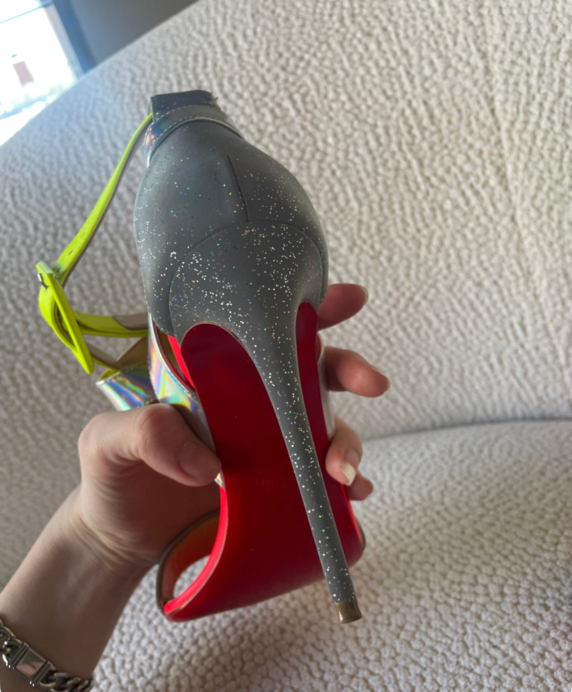 Christian Louboutin - Farverige stilletter - Str. 38