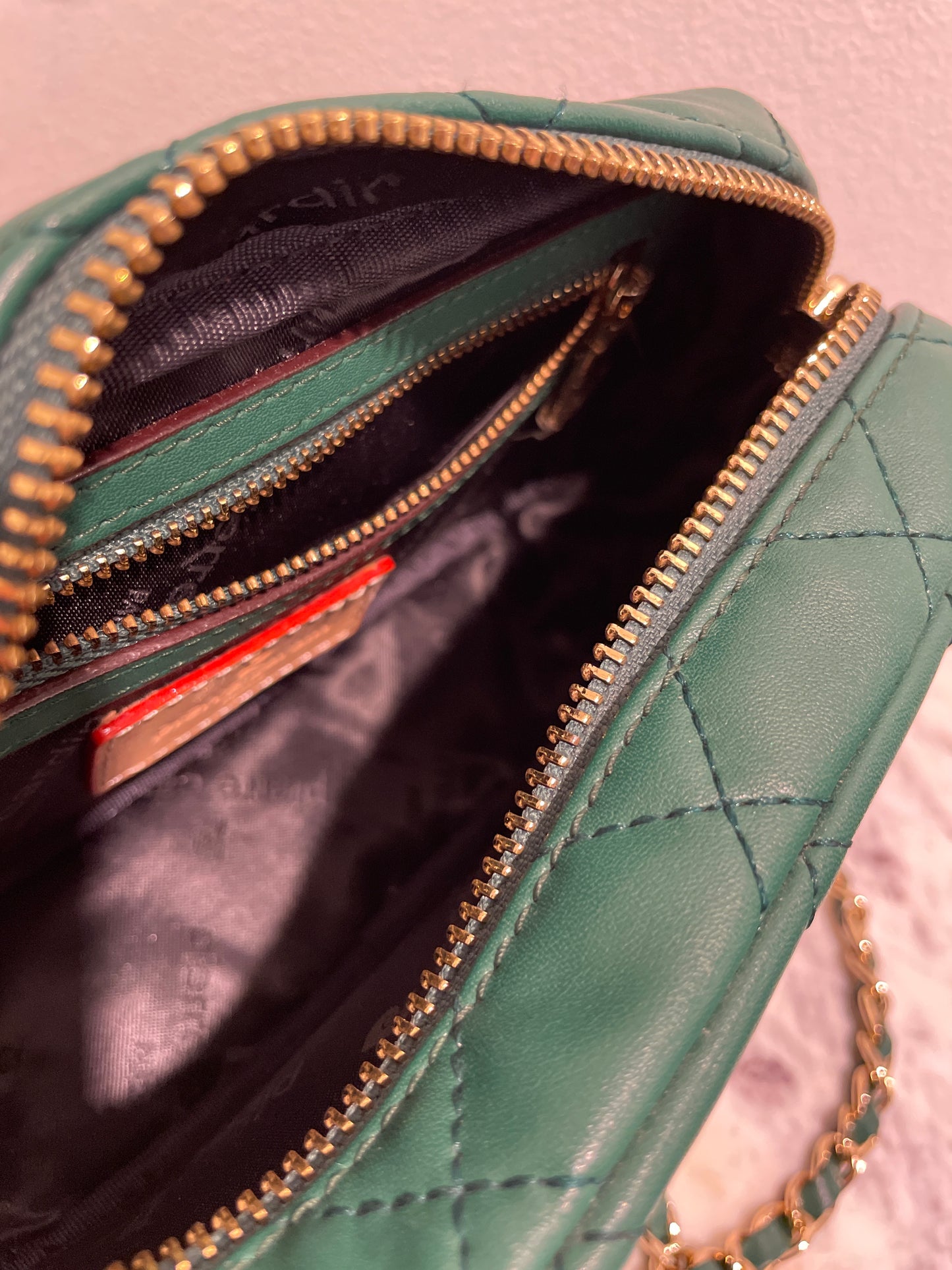 Pierre Cardin Quilted Leather Crossbody Bag