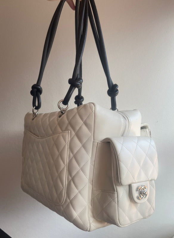 Chanel - Reporter str. XL taske m. Python