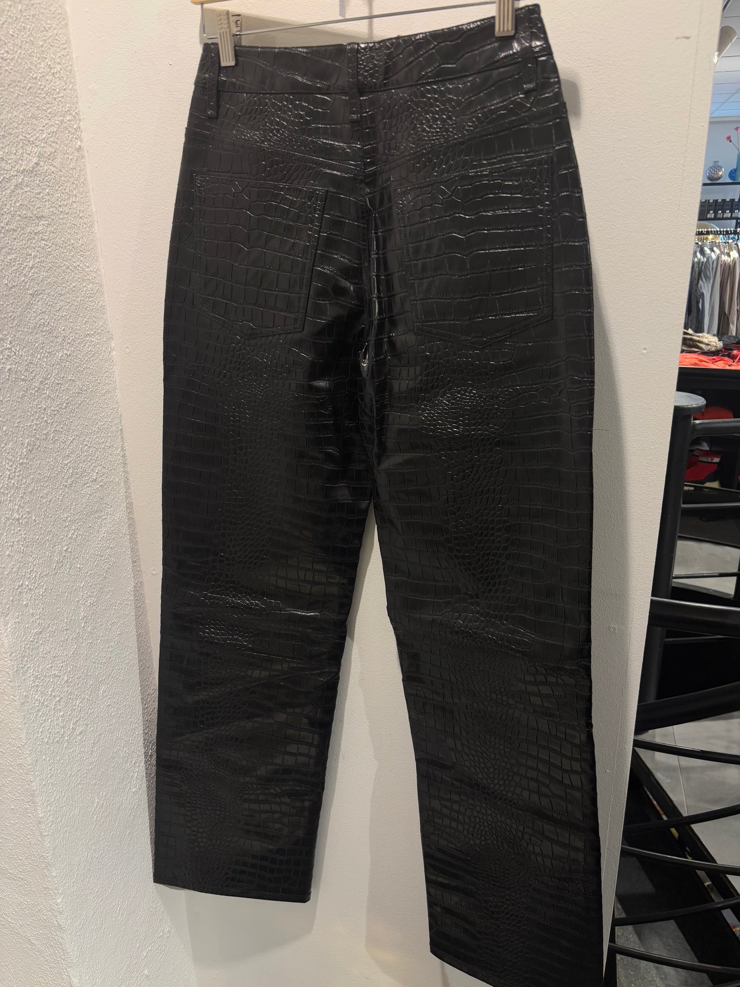 The Frankie Shop - Croco Vegan Leather Pants - Medinas Wardrobe