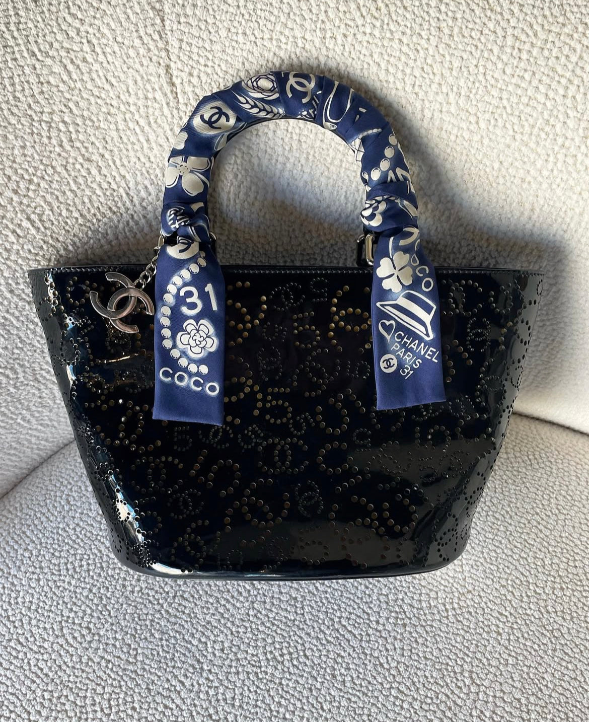 Chanel - CC logo & No 5 - hånd- & skuldertaske