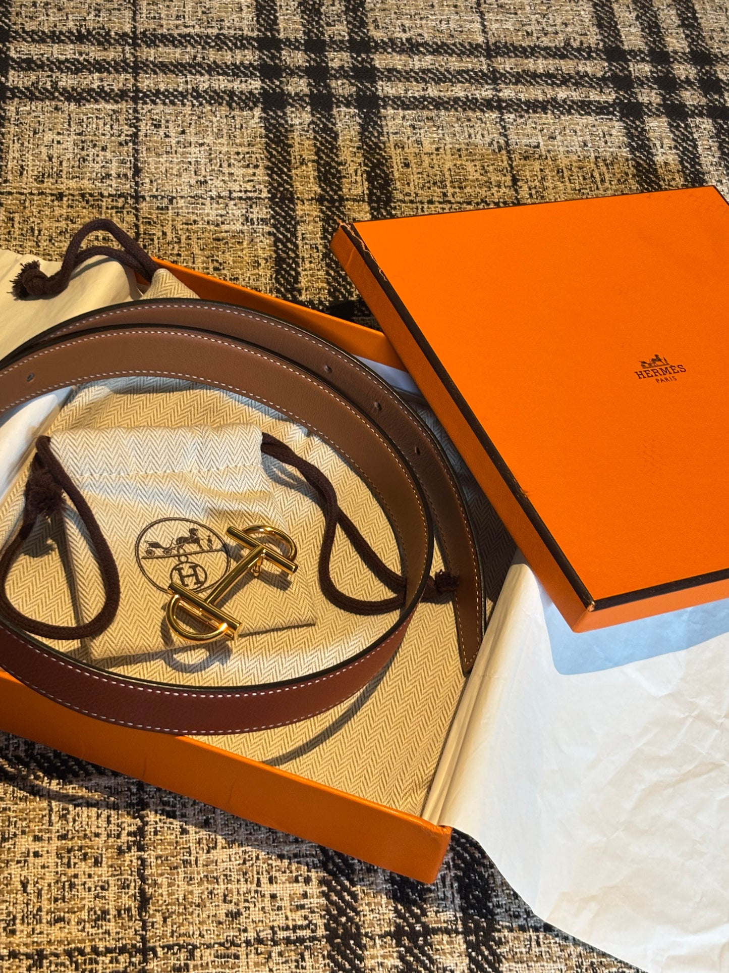 Hermés - Gamma Reversible - Vendbart m. æske & dustbags