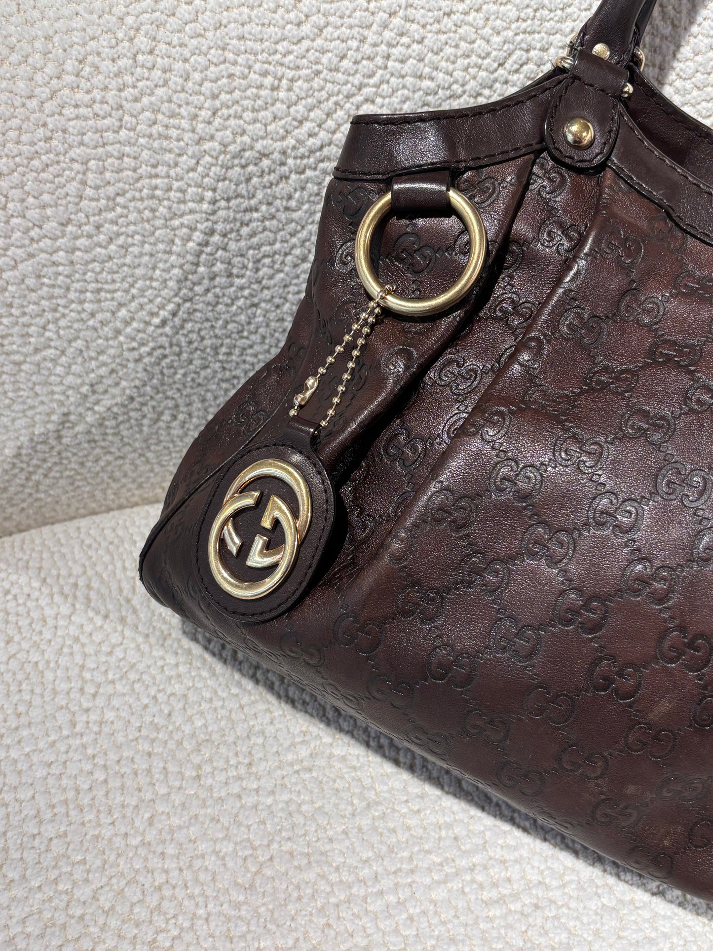 Gucci Sukey Bag – Brown Leather & Gold hardware