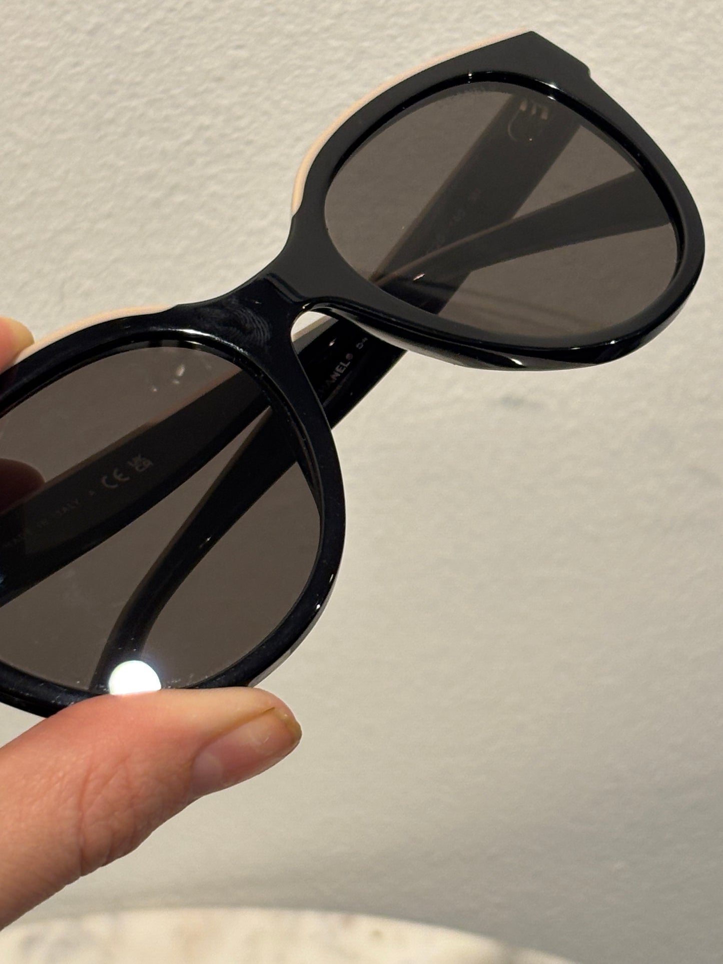 Chanel Sunglasses - Butterfly Model - Black w. Logos