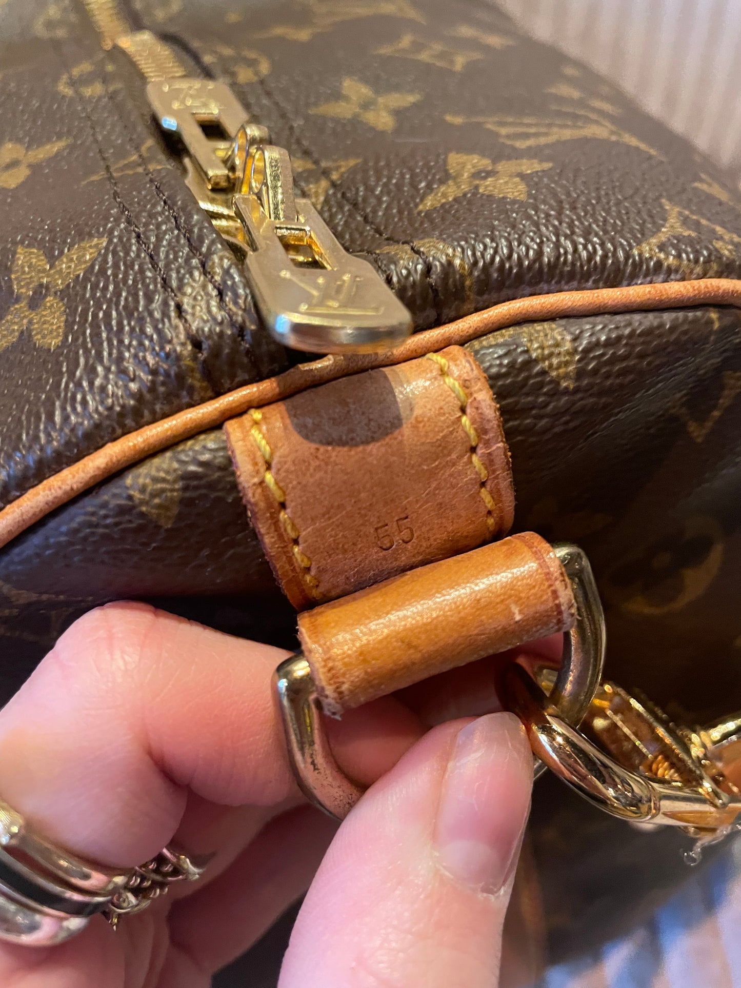 Louis Vuitton “Keepall Bandouliére” 55