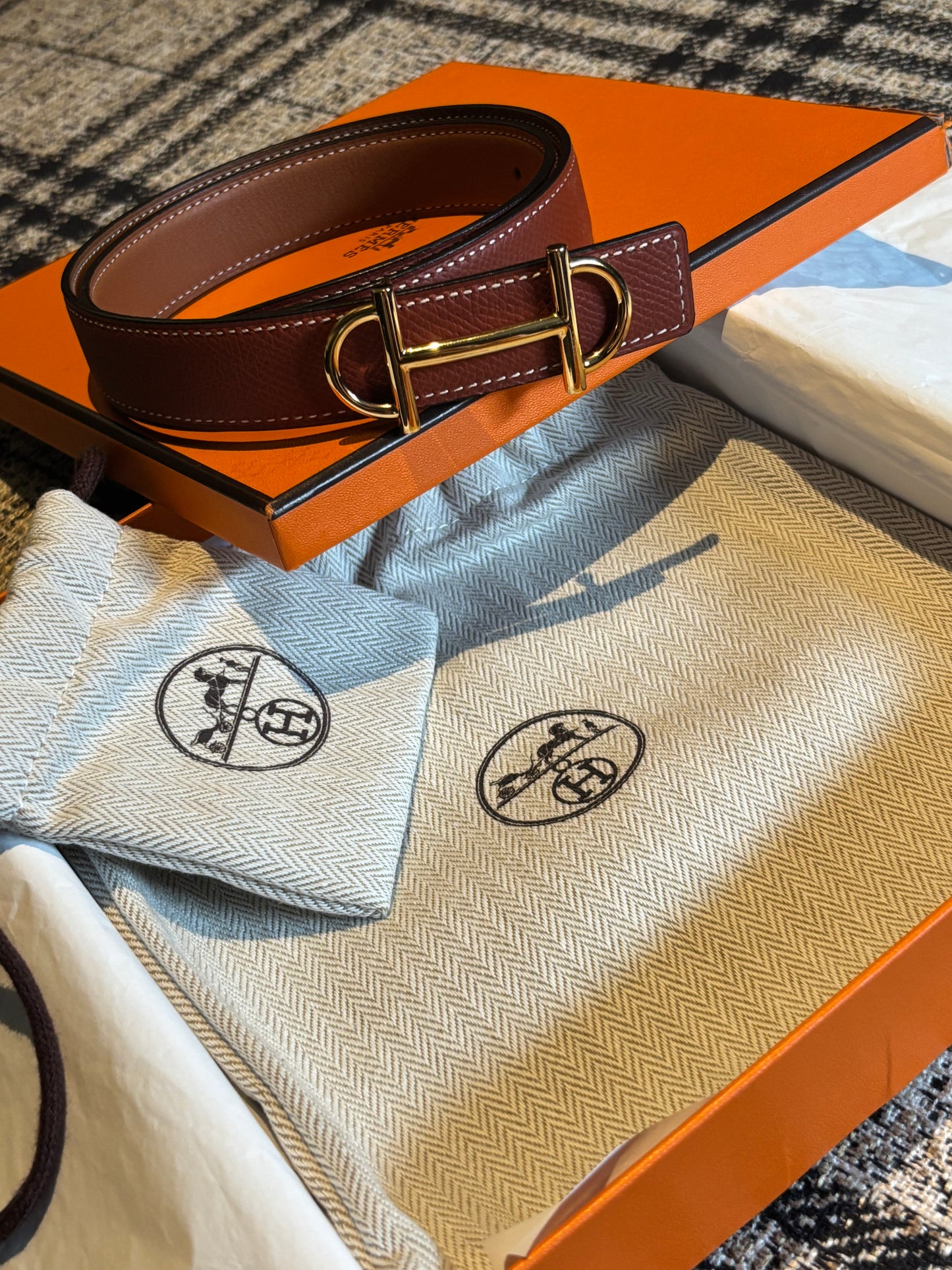 Hermés - Gamma Reversible - Vendbart m. æske & dustbags