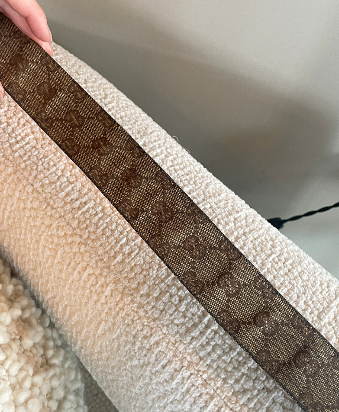 Gucci - Bambus logo bælte - 90