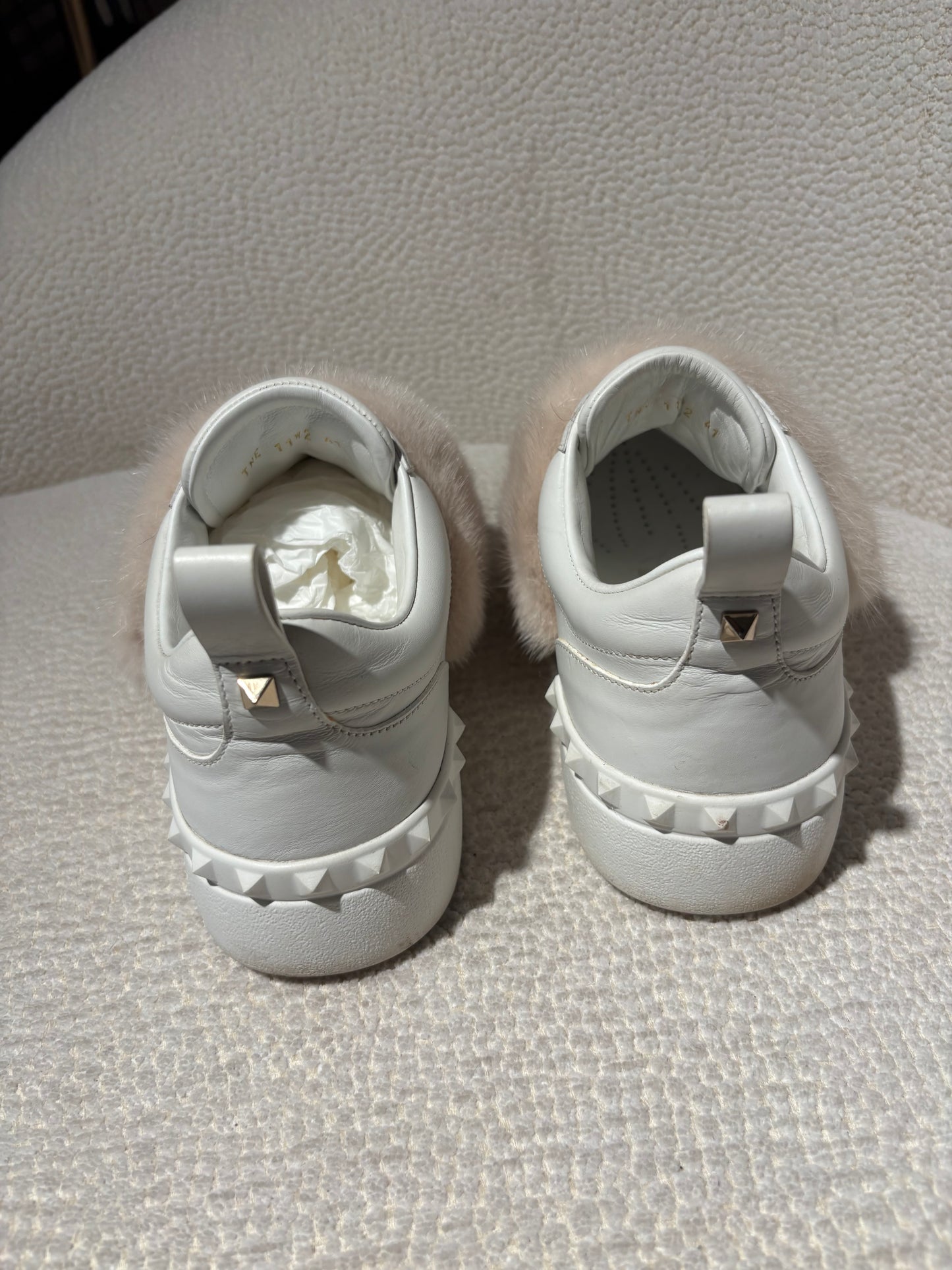 Valentino Rockstud sneakers- with mink - size