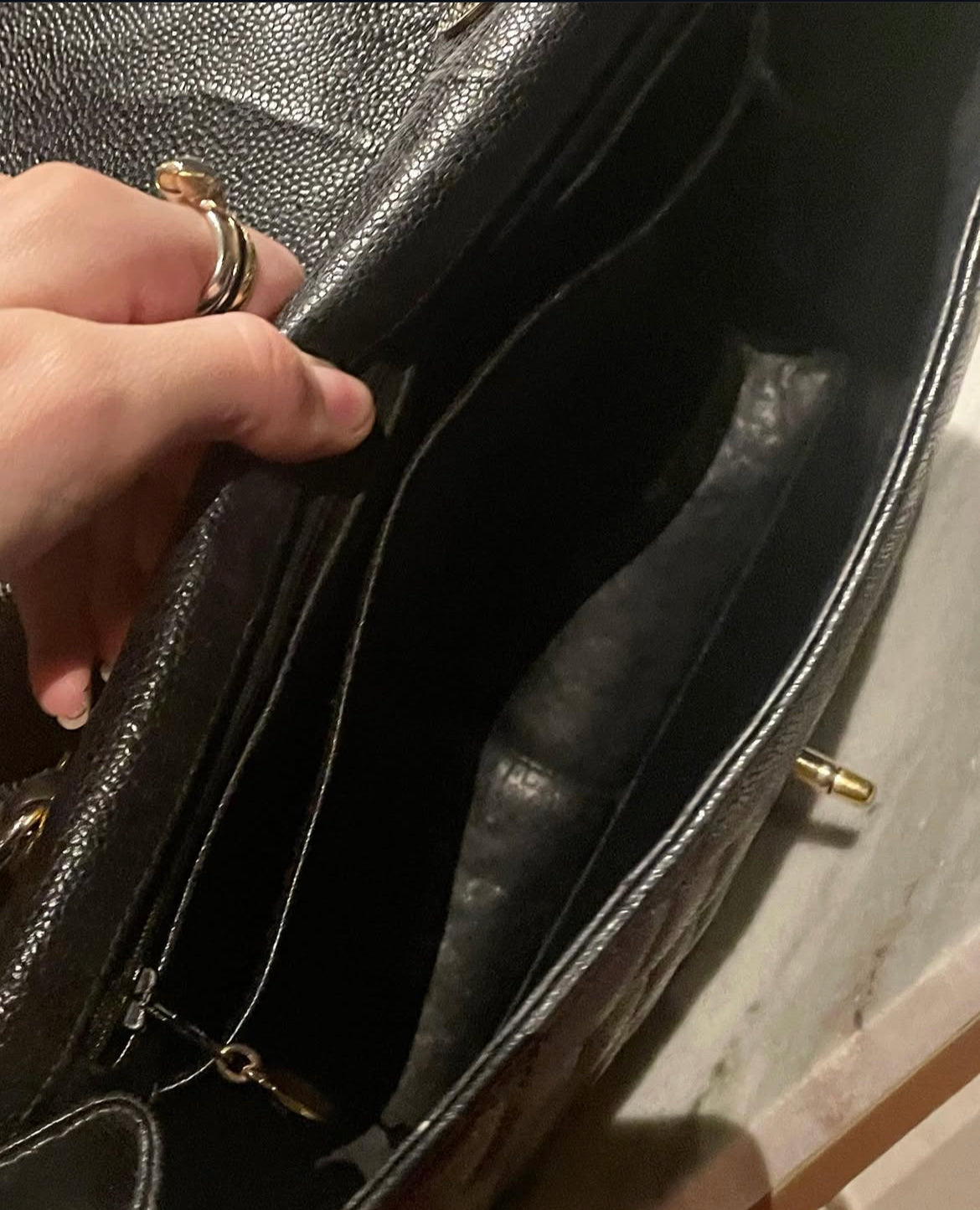 Chanel - Classic single flap bag - 24k guld