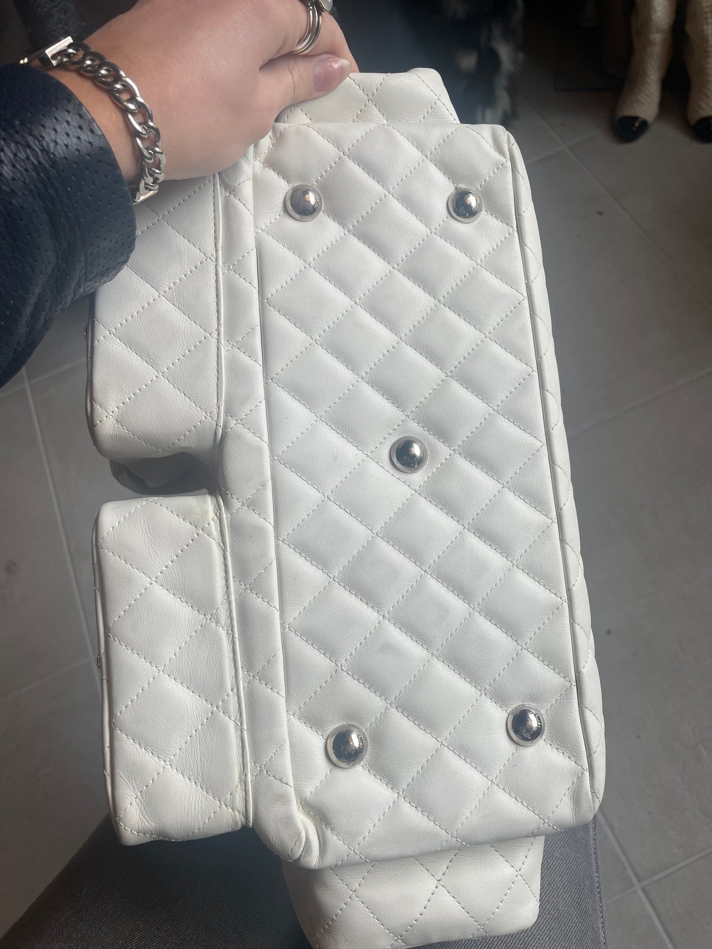 Chanel - Reporter str. XL taske m. Python