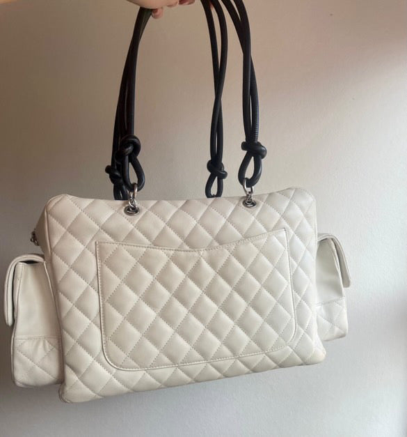 Chanel - Reporter str. XL taske m. Python