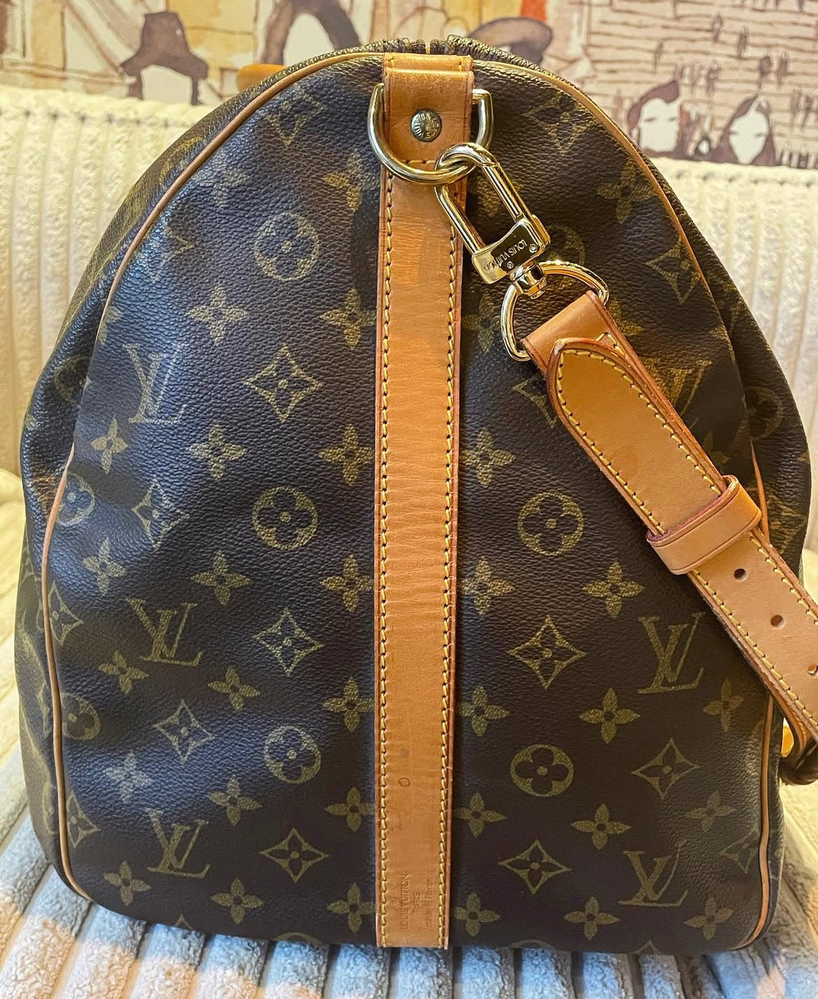 Louis Vuitton “Keepall Bandouliére” 55