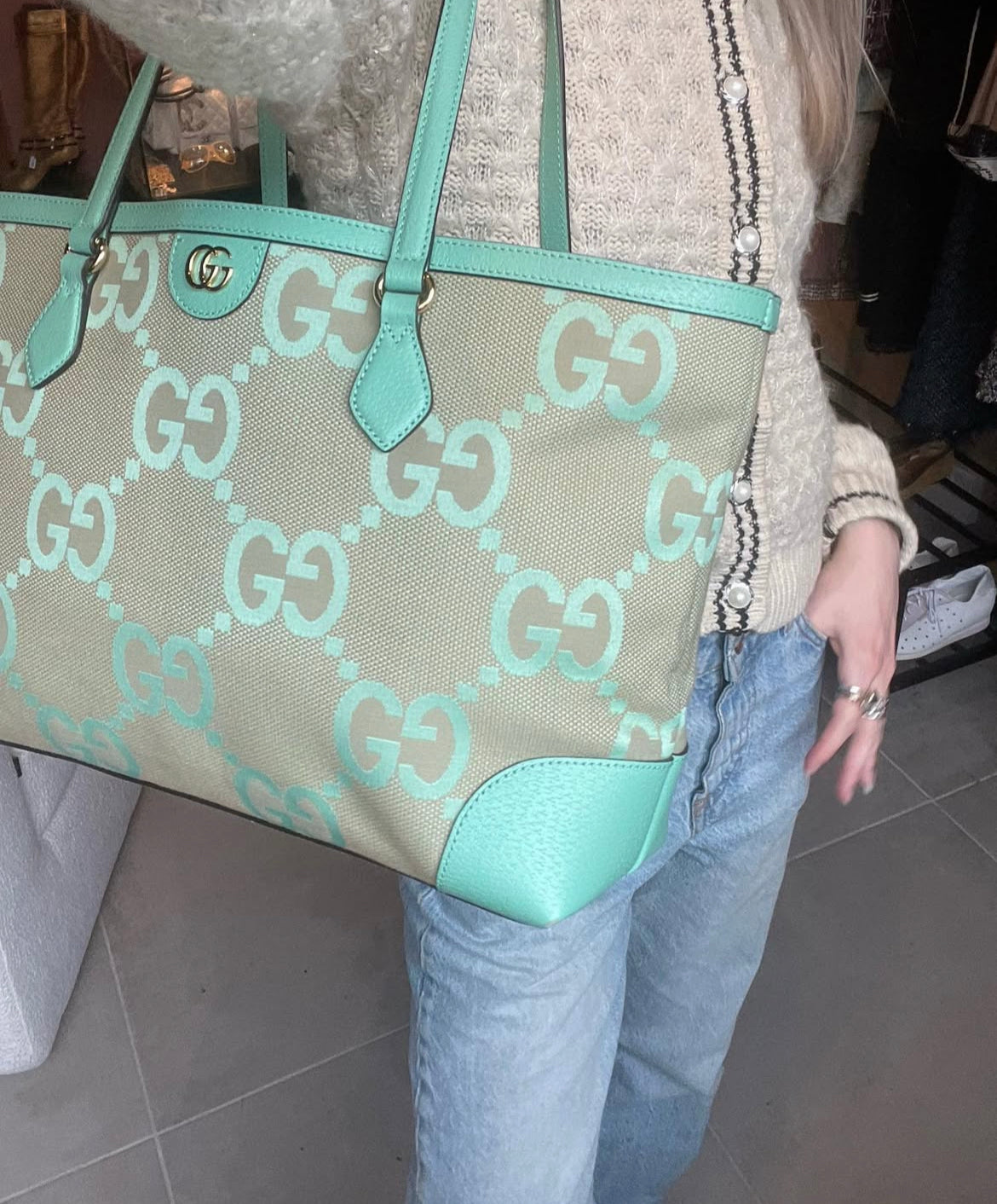 Gucci - Ophidia GG shopping tote