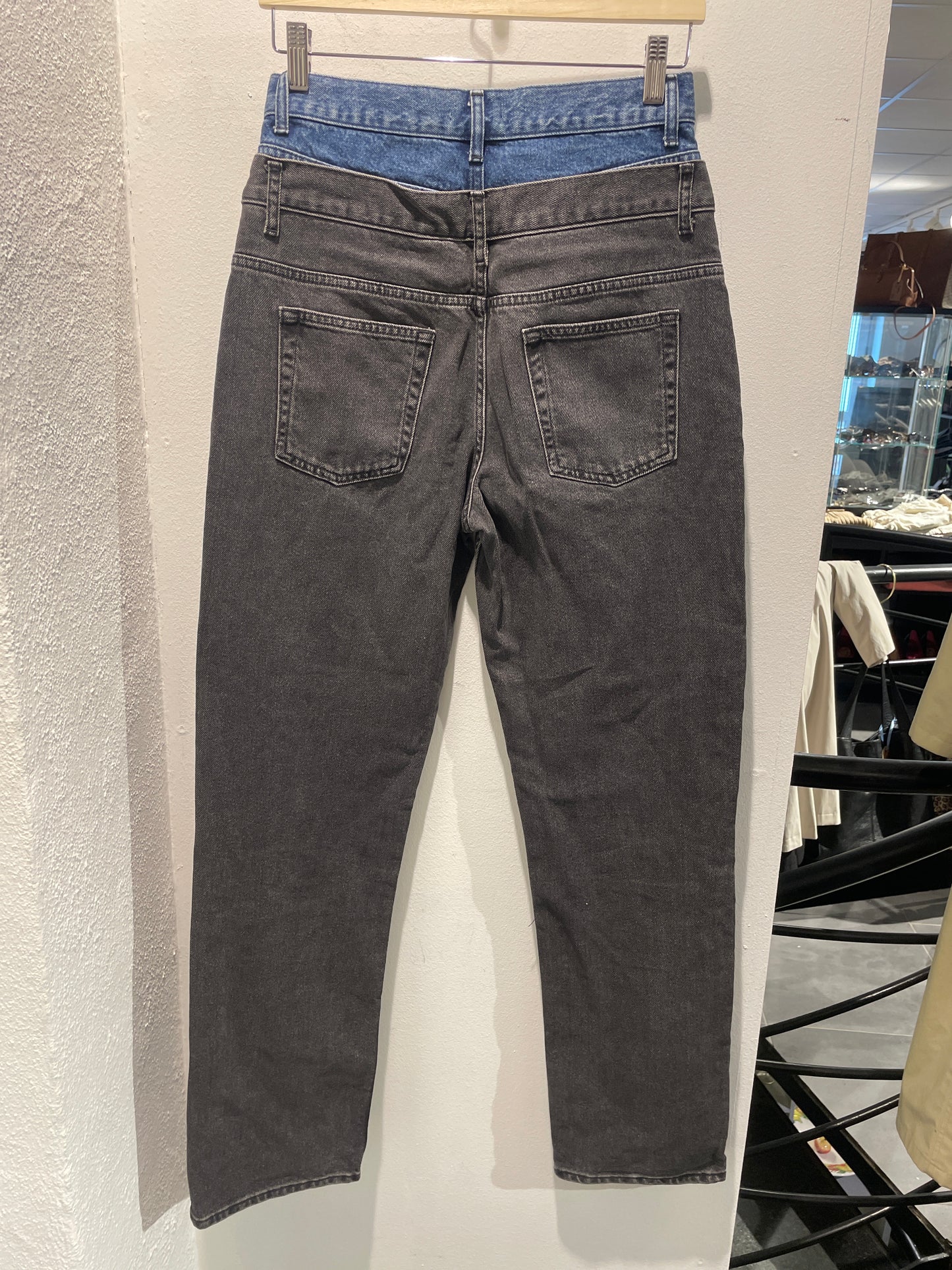 Sandro - Denim - doublewaist Jeans - Medinas Wardrobe - 38