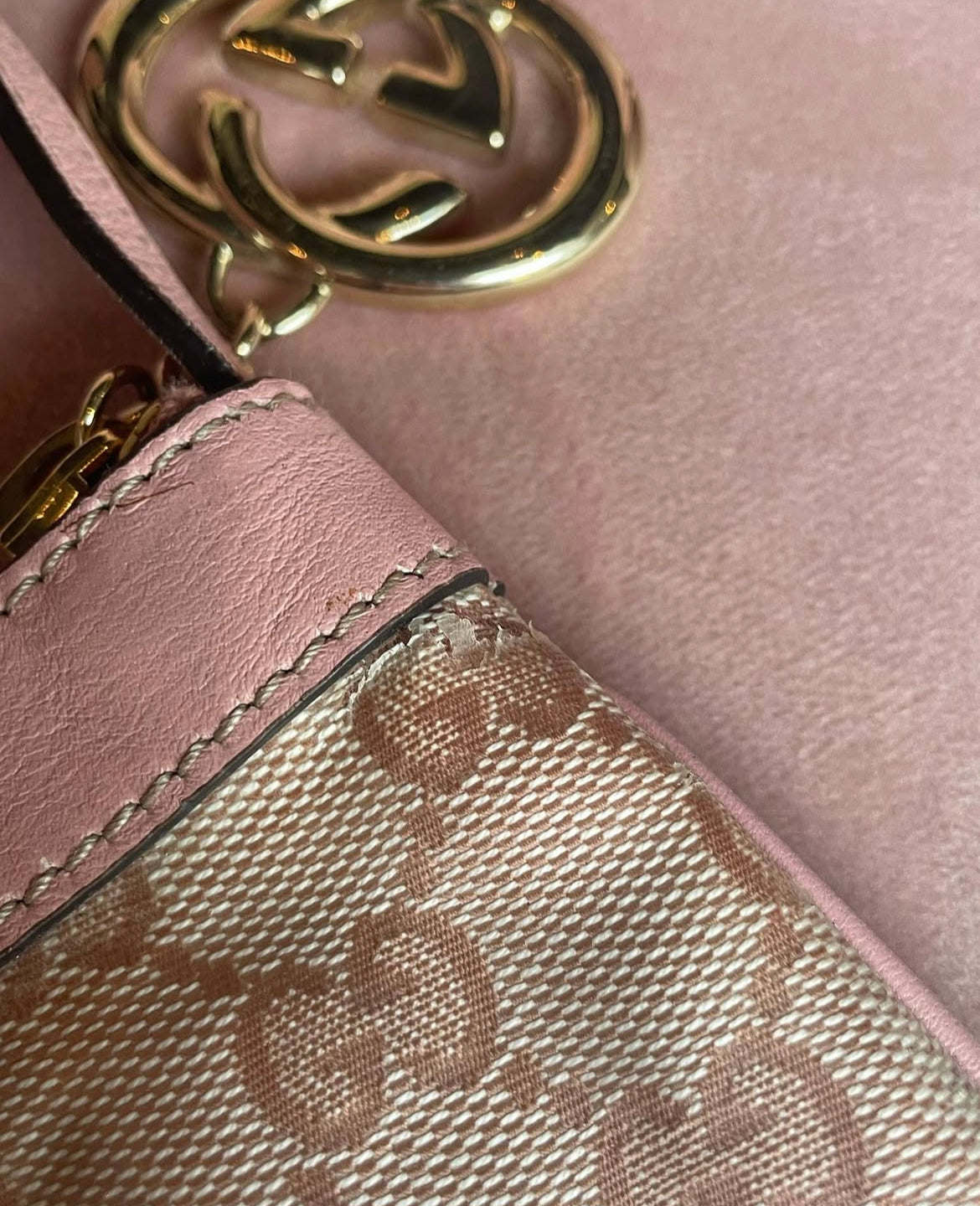 Gucci - Rosa monogram taske