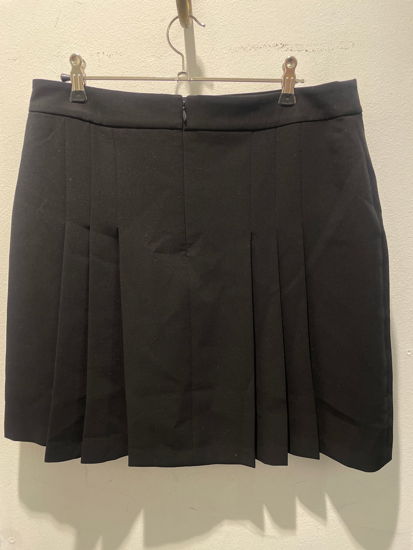 Karl Lagerfeld Pleated A-Line Skirt with Branded Zips – US 6 / EU 38