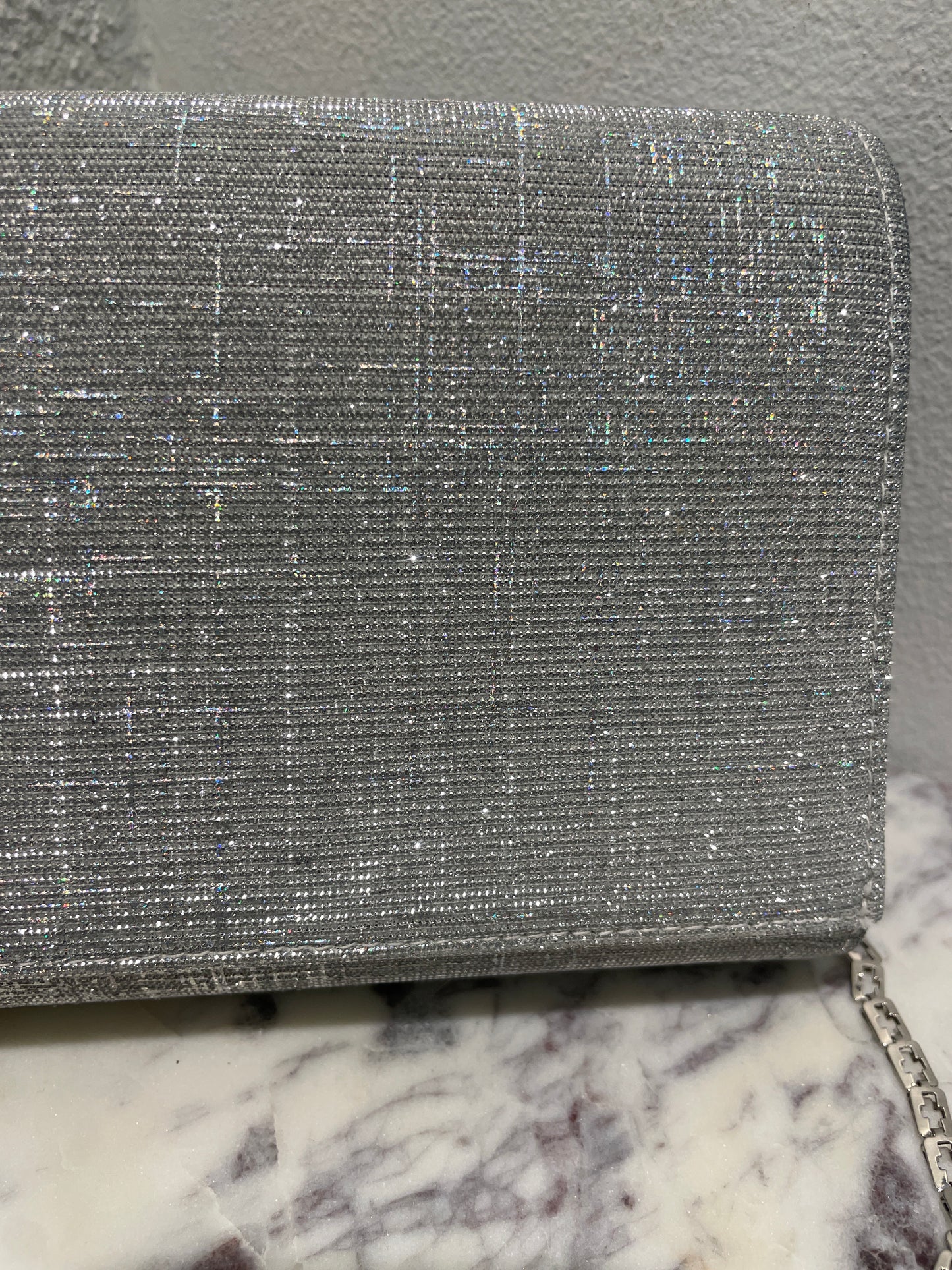 Rainbow Club Shimmer Envelope Clutch