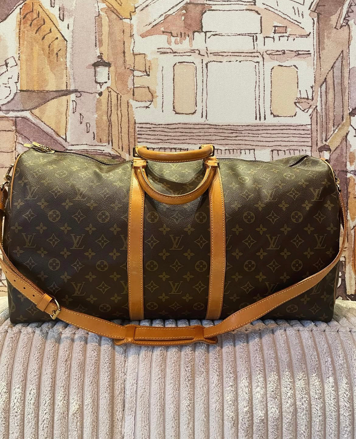 Louis Vuitton “Keepall Bandouliére” 55