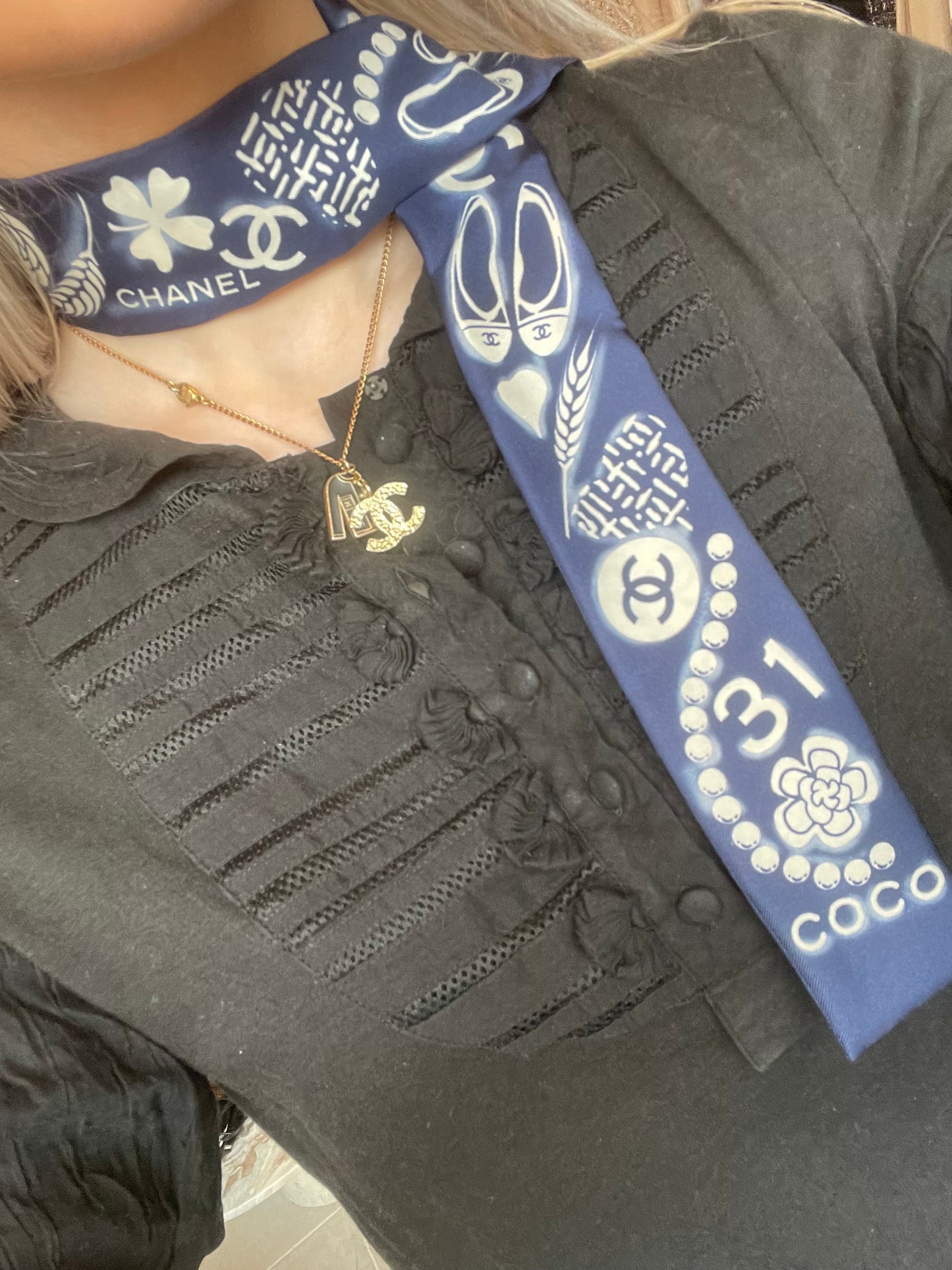 Chanel silketørklæde - Med box
