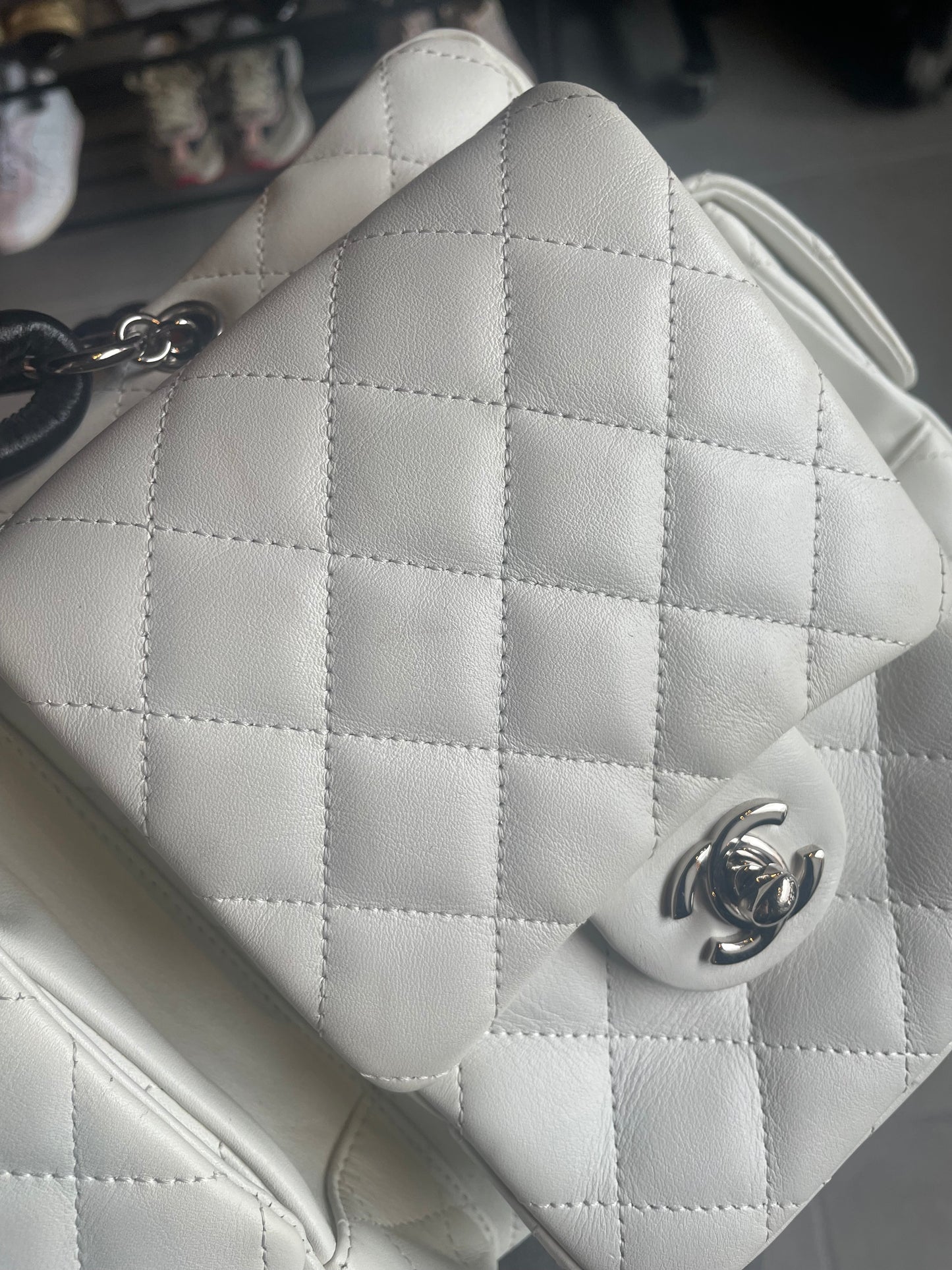 Chanel - Reporter str. XL taske m. Python
