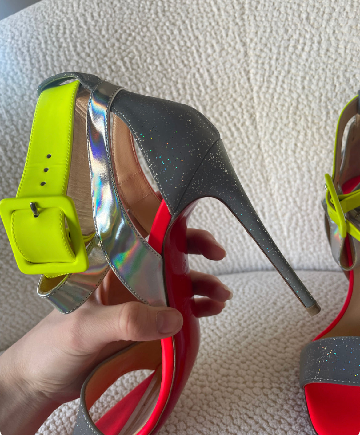 Christian Louboutin - Farverige stilletter - Str. 38