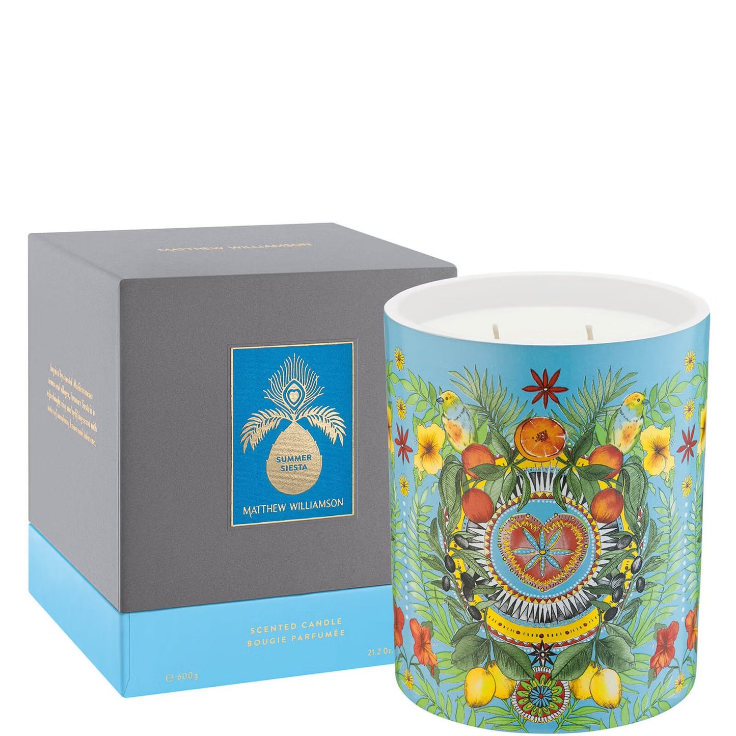 Matthew Williamson duftlys, Summer Siesta, 600 gram, Vegansk