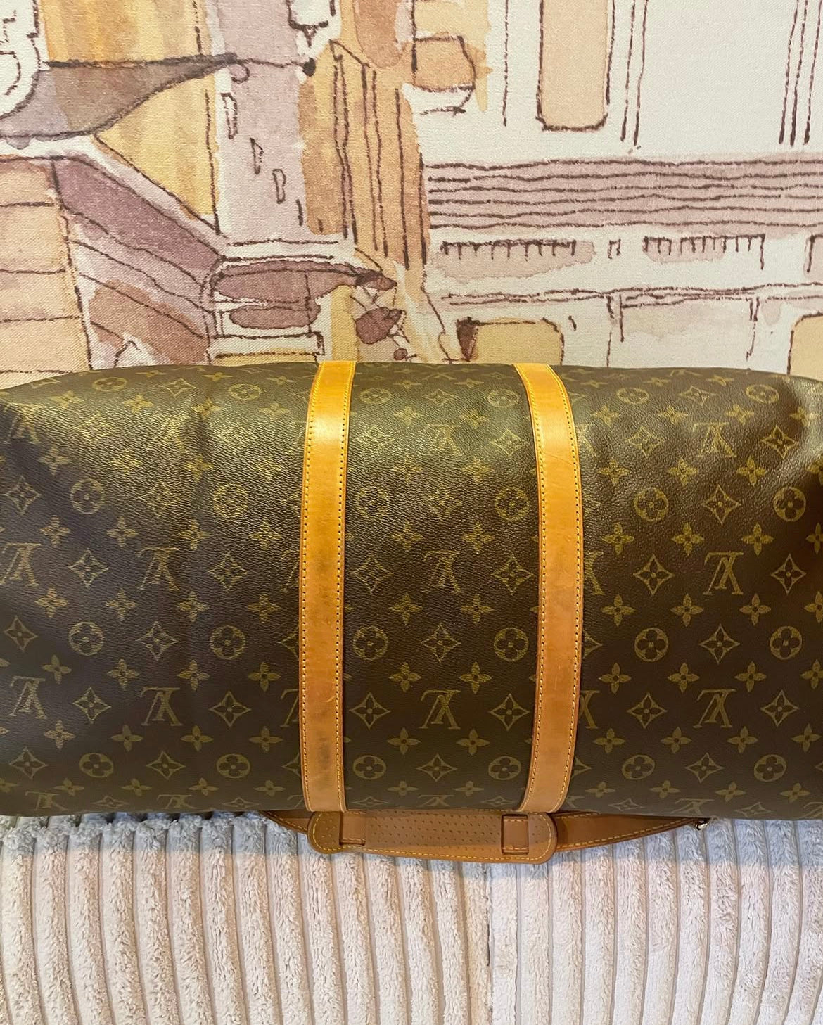 Louis Vuitton “Keepall Bandouliére” 55