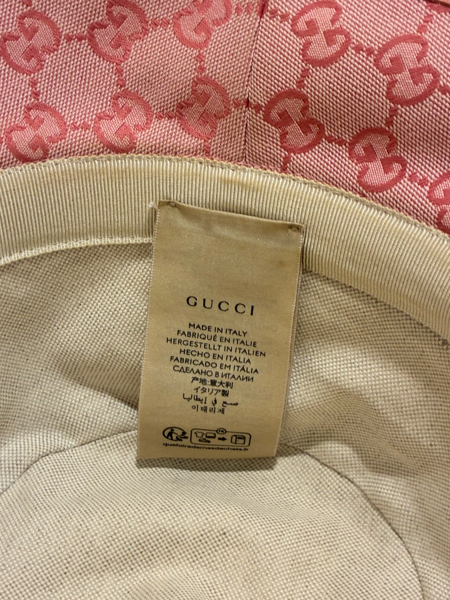 Gucci Bucket Hat - Pink - L