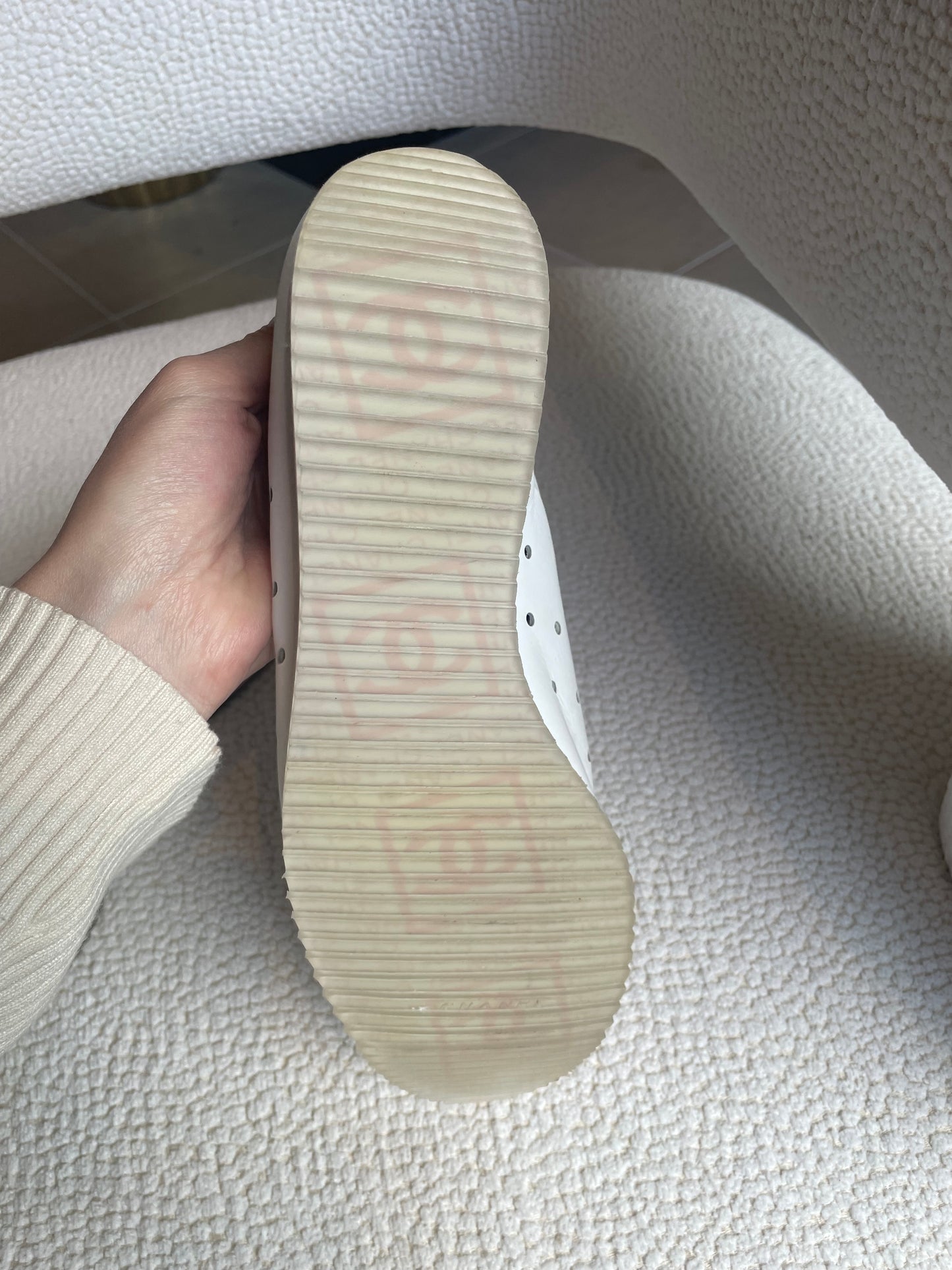 Chanel - Sneaks - Rosa & Hvid - Str. 37