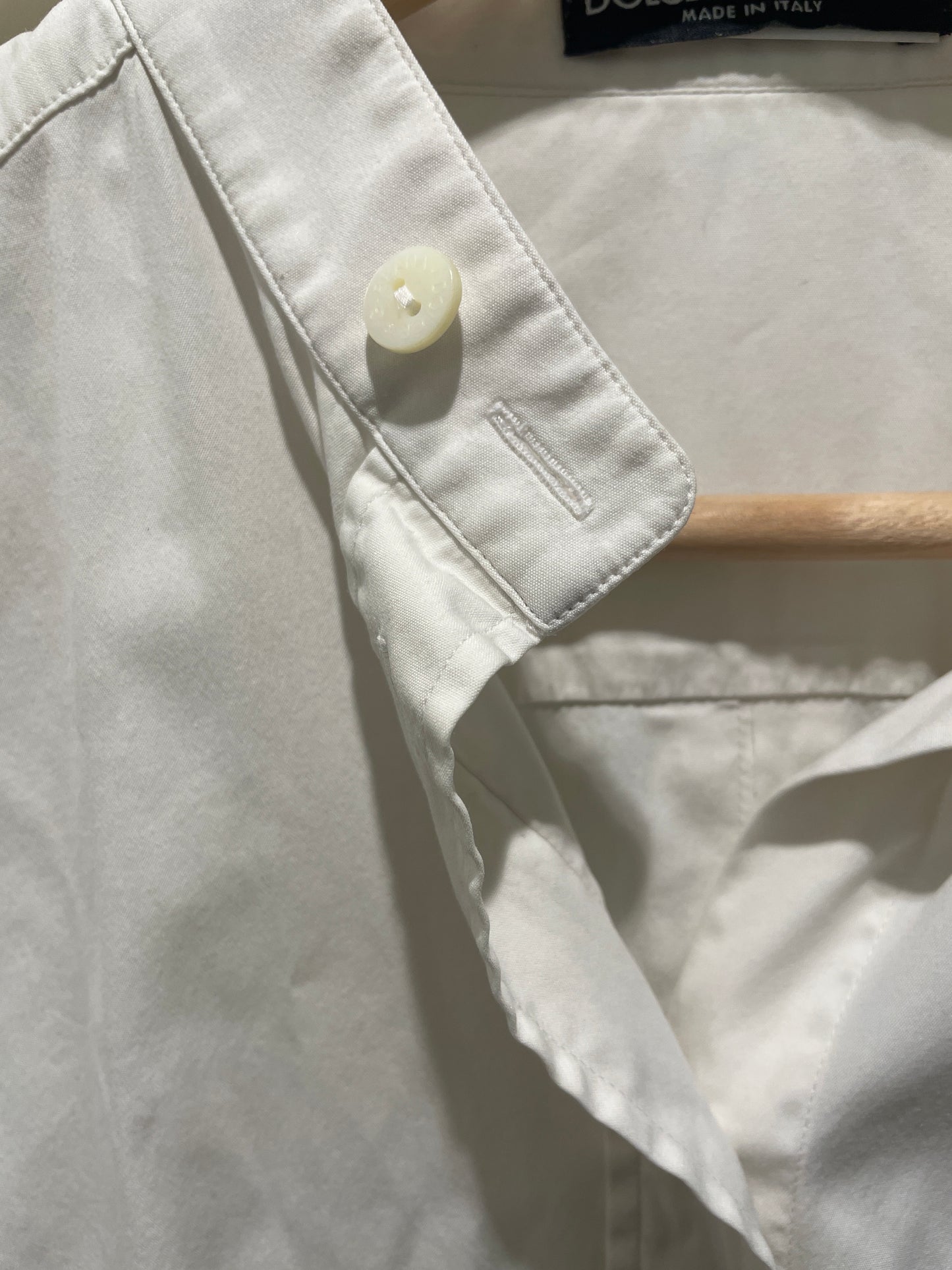Dolce & Gabbana Shirt with Detachable Collar – Off-White - EU38