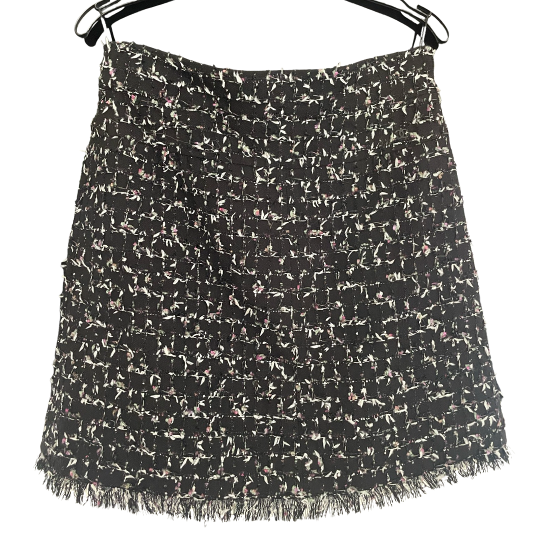 Chanel nederdel - uld, mohair & bomuld
