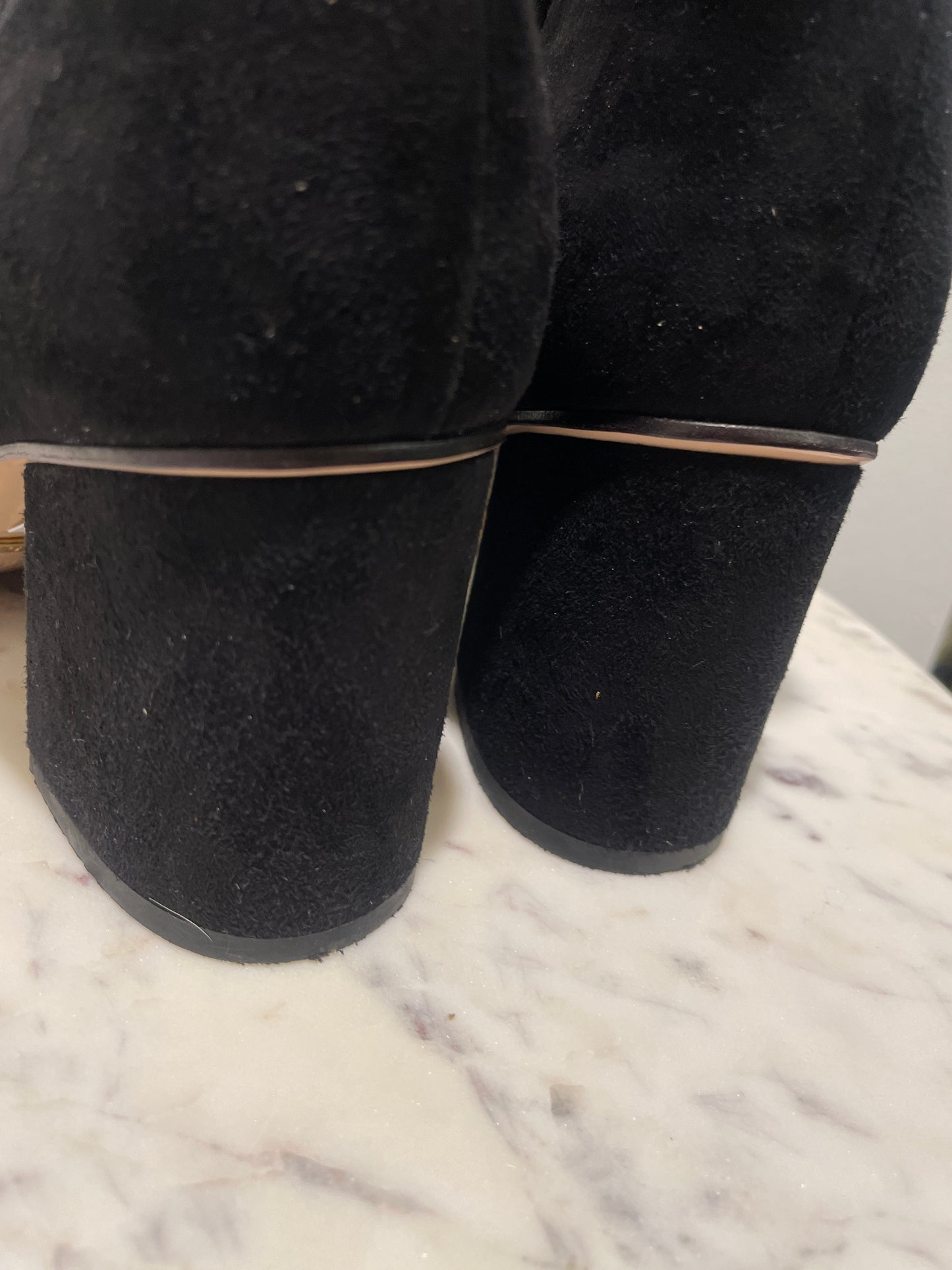 Gucci Boots – Suede GG Marmont Fringe - 39