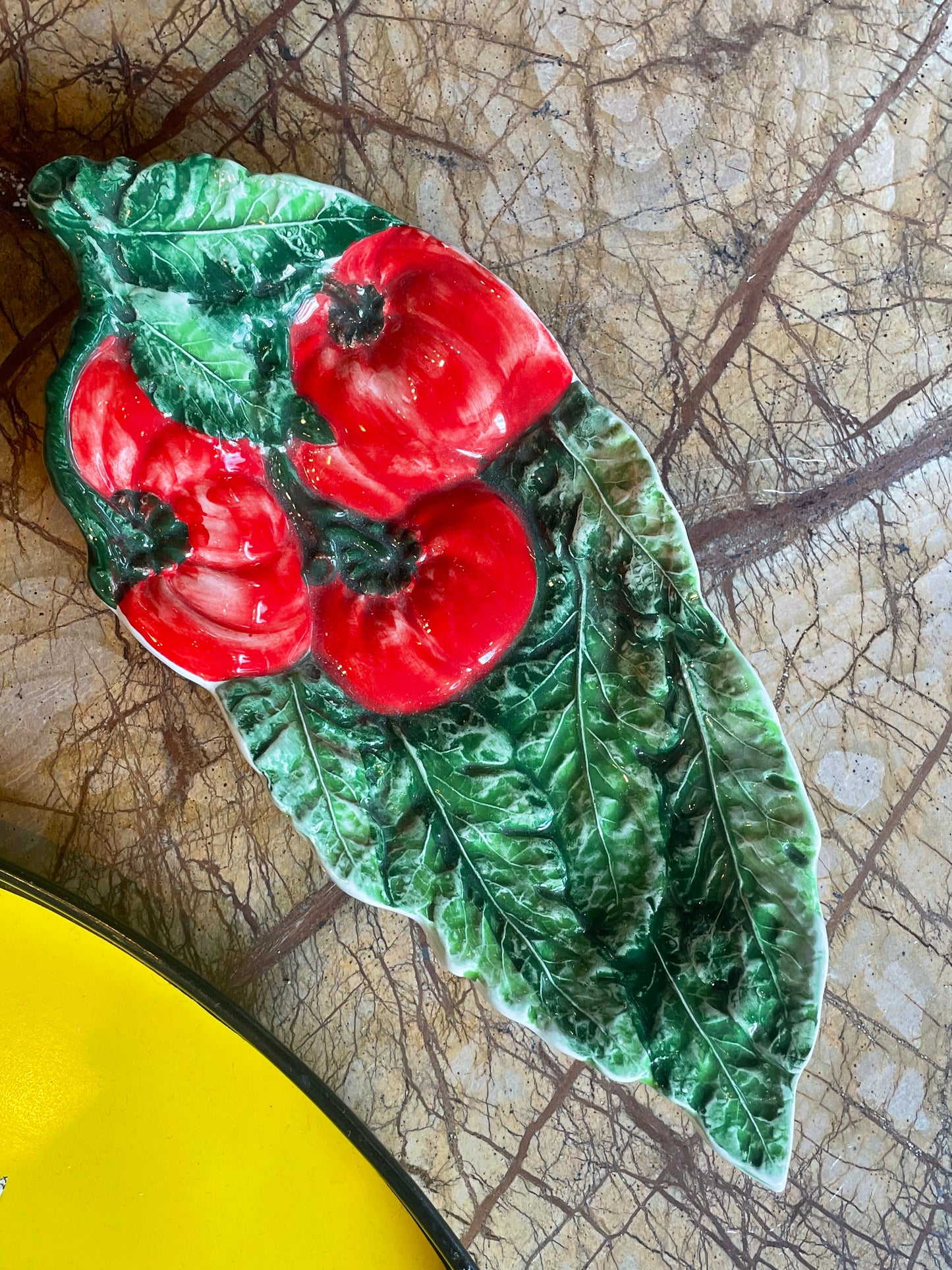Tomat fad - Italiensk porcelæn