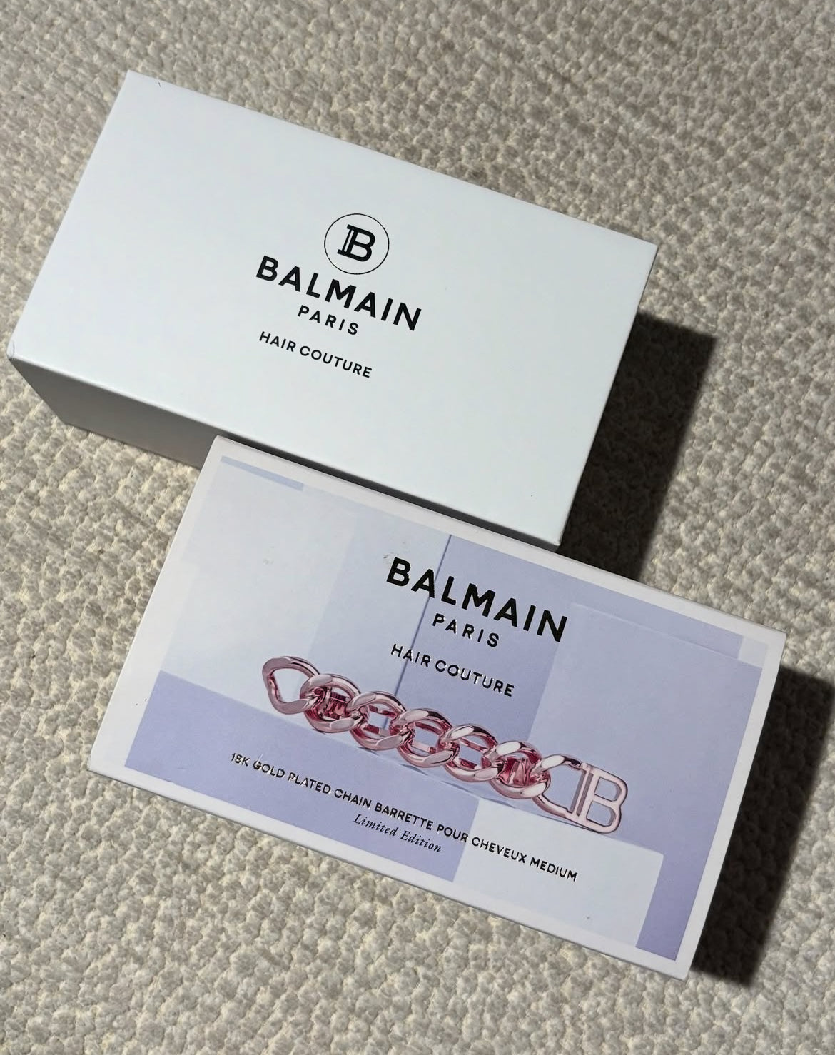 Balmain Hair Clip - 18 Carat Gold Plated