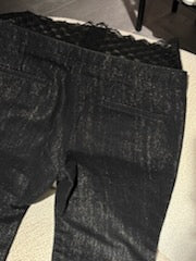 Chanel Jeans – Black Denim & lace - EU