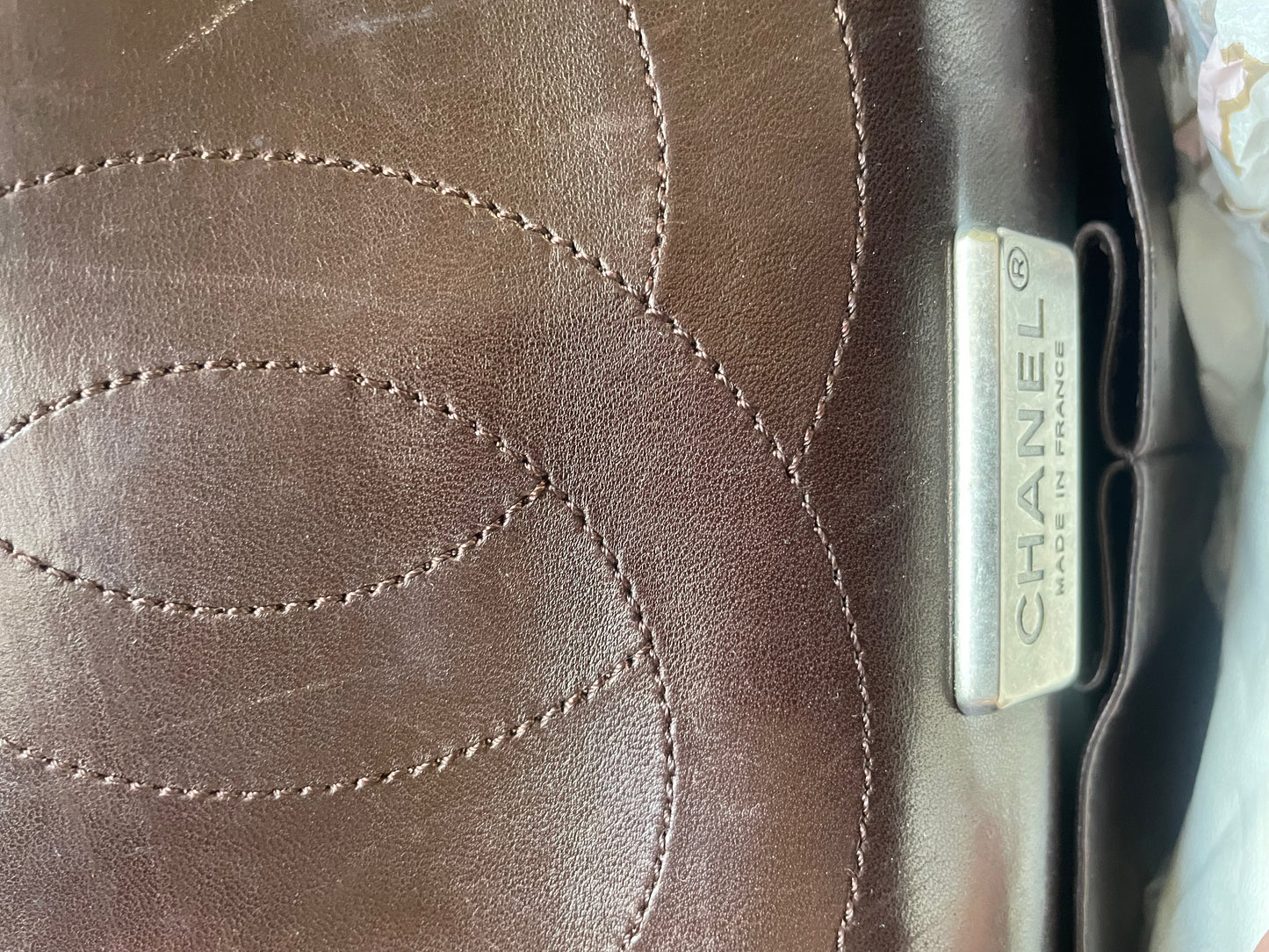 Chanel Alligator - Brun - Double Flap