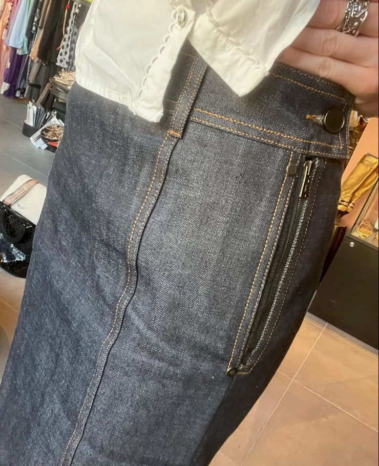 Yves Saint Laurent - nederdel - denim