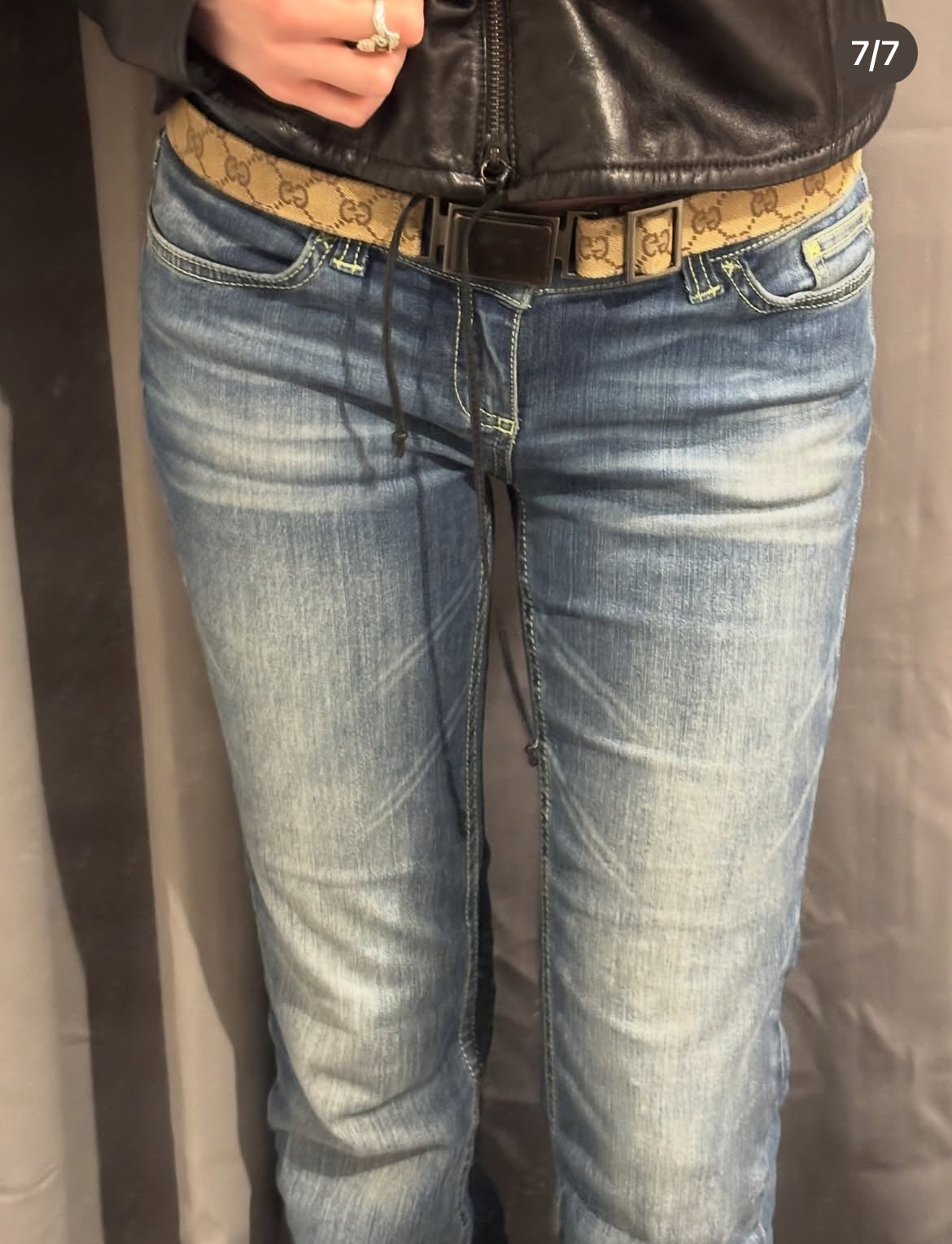 Gucci Belt - monogram canvas - 75 - 80 cm