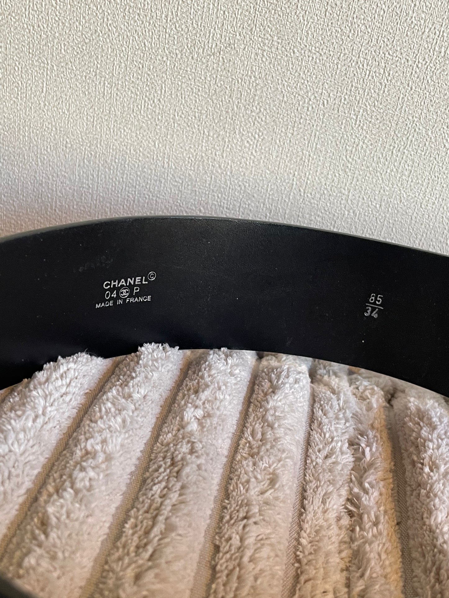 Chanel - CC logo bælte - sort