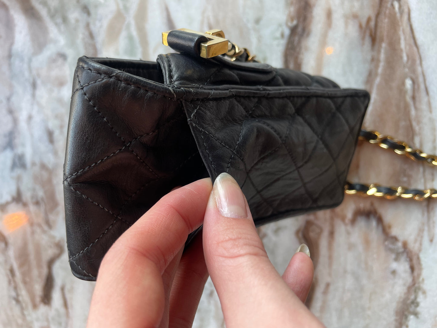 Chanel - cross over mini - sort