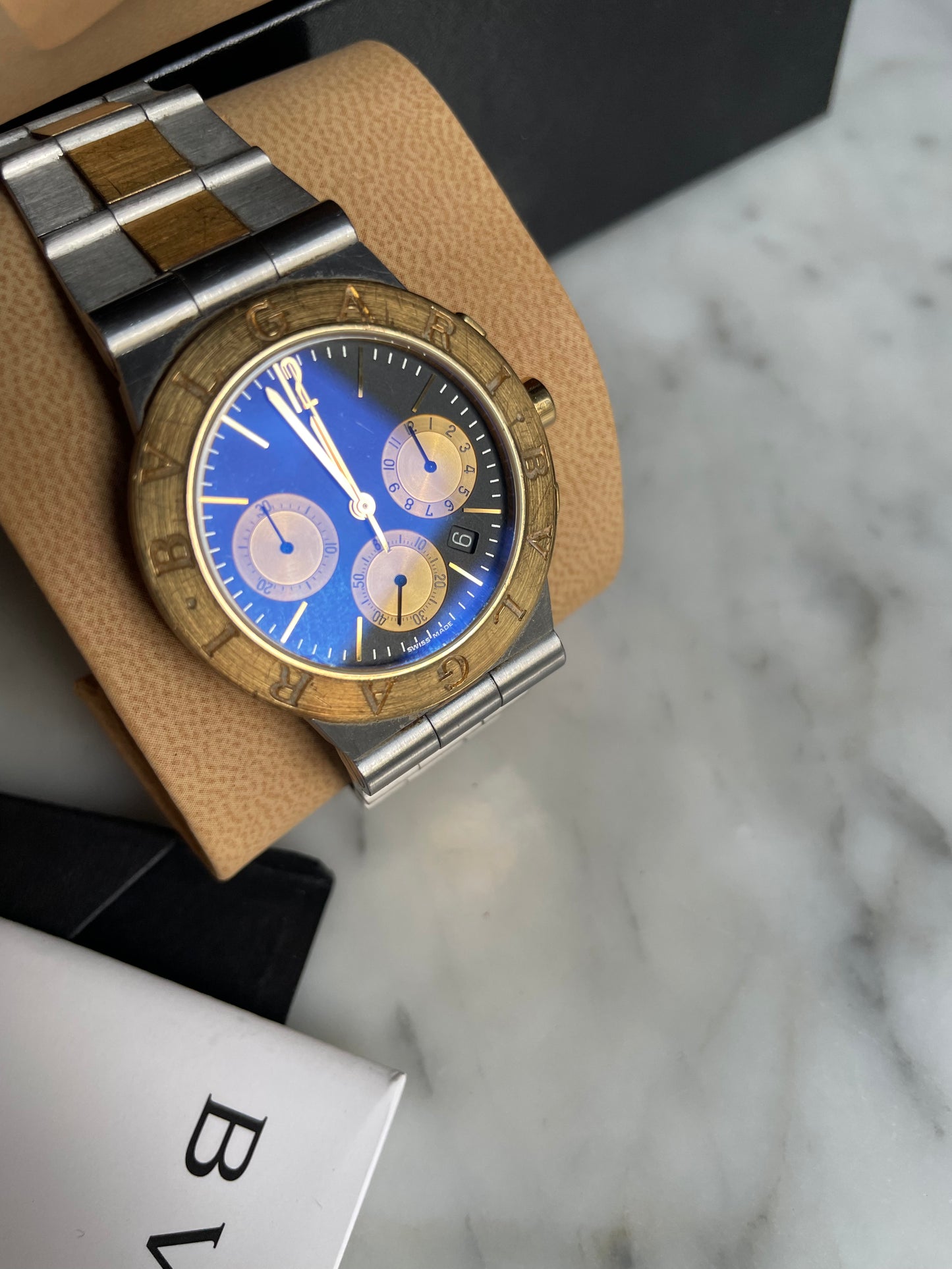 BVLGARI Diagono CH 35 SG - 18 K Guld