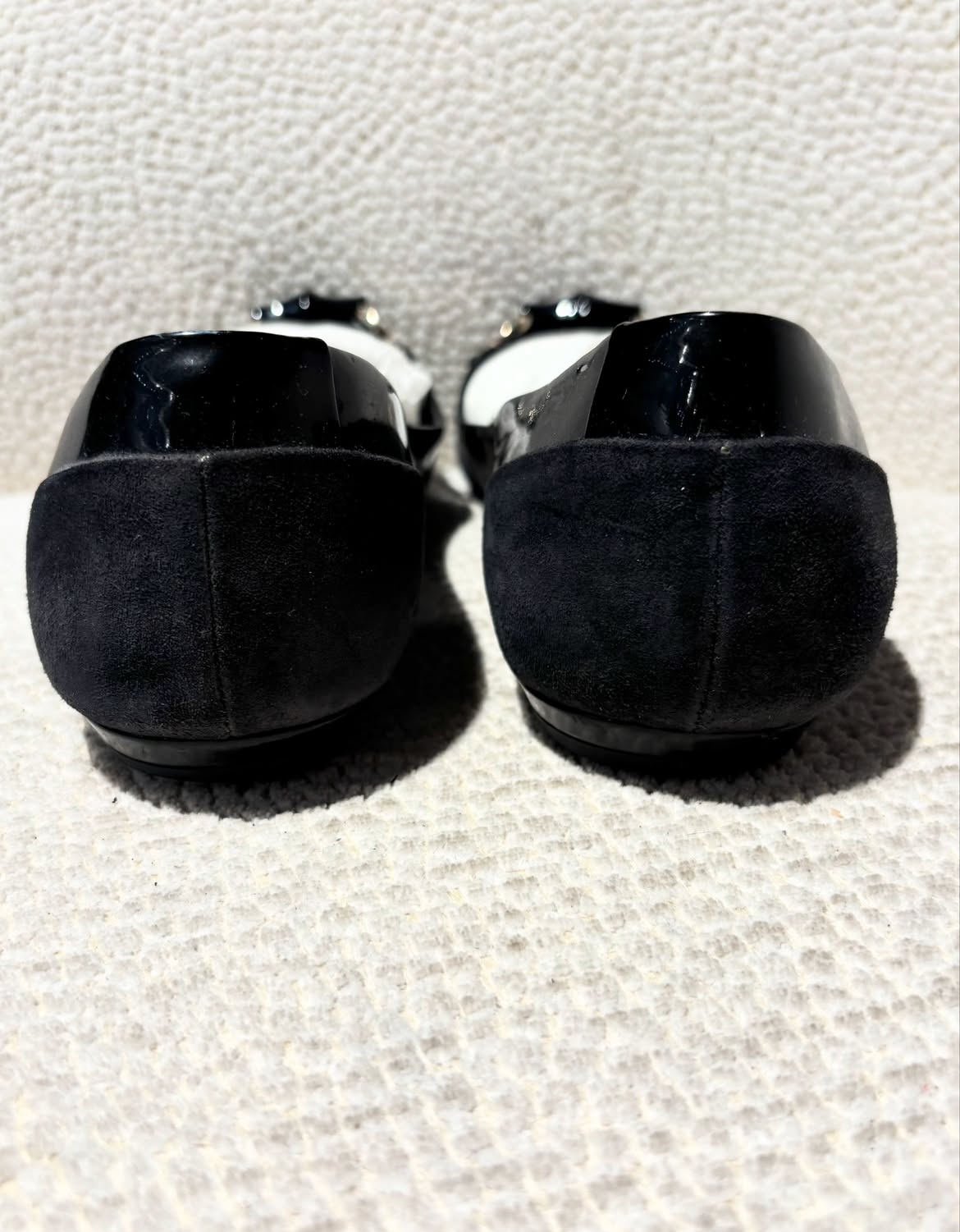 Gucci Ballerina - Black suede with Bamboo Bit - EU 39.5C