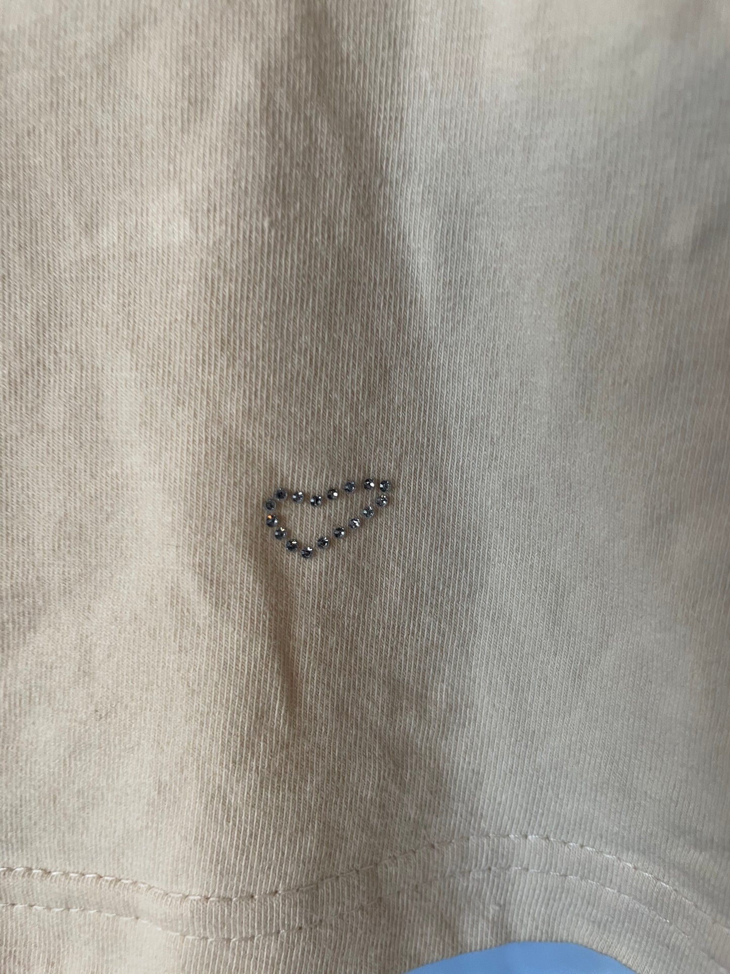 Top - råhvid - Heartmade