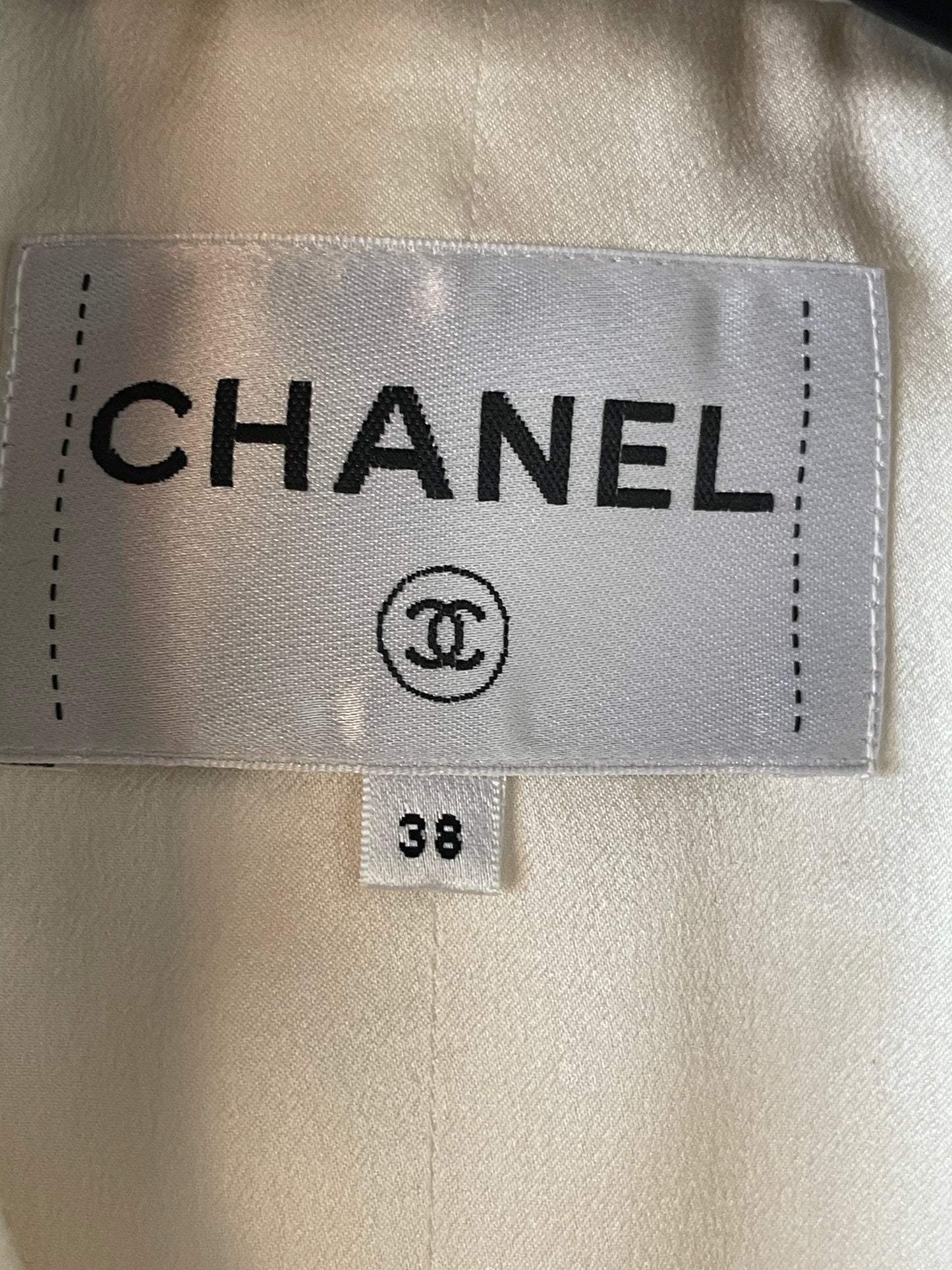 Chanel jakke - outdoor & indoor - Ecru - Str. S/M