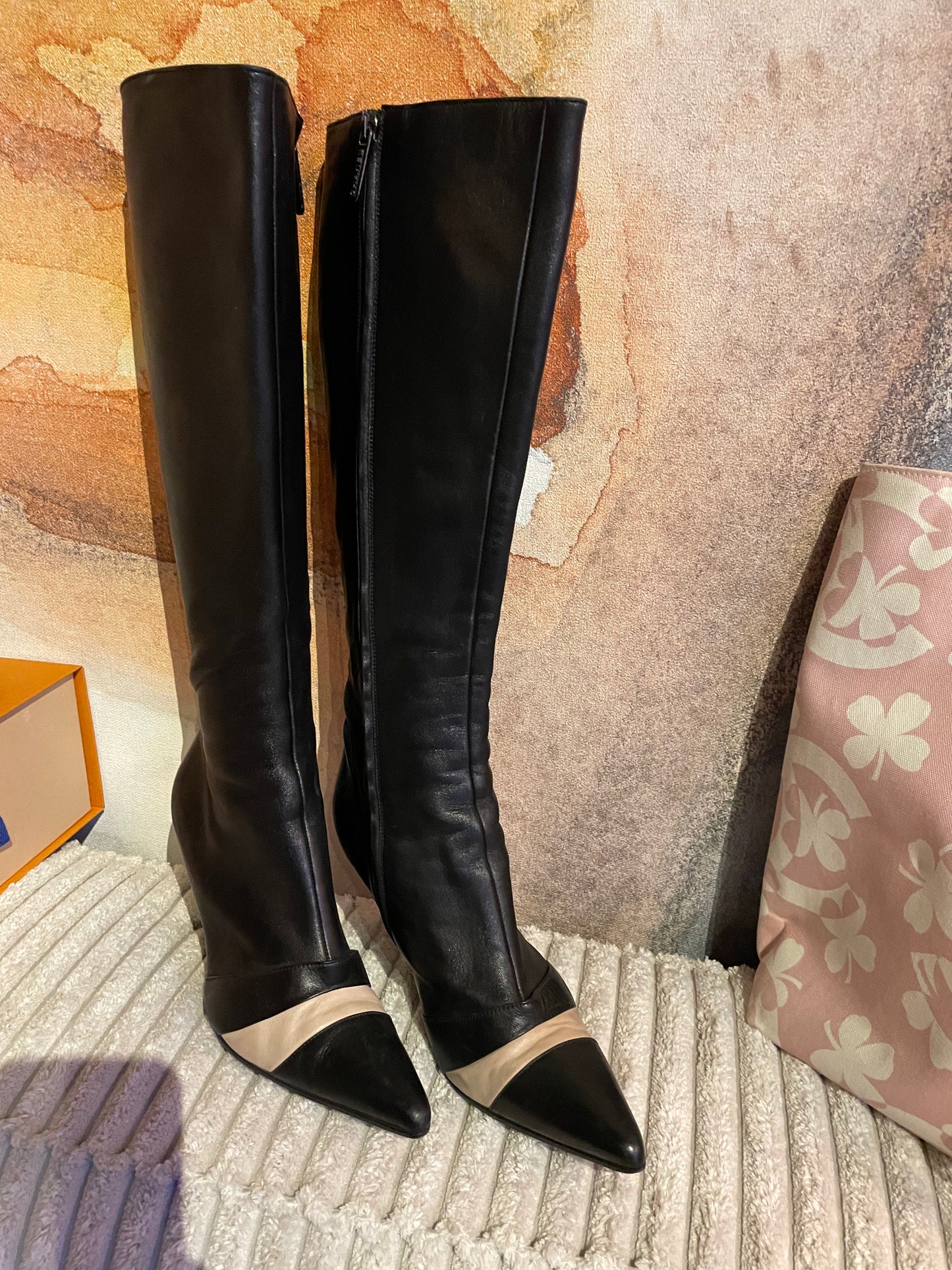 Chanel - Kneehigh - Str. 38,5