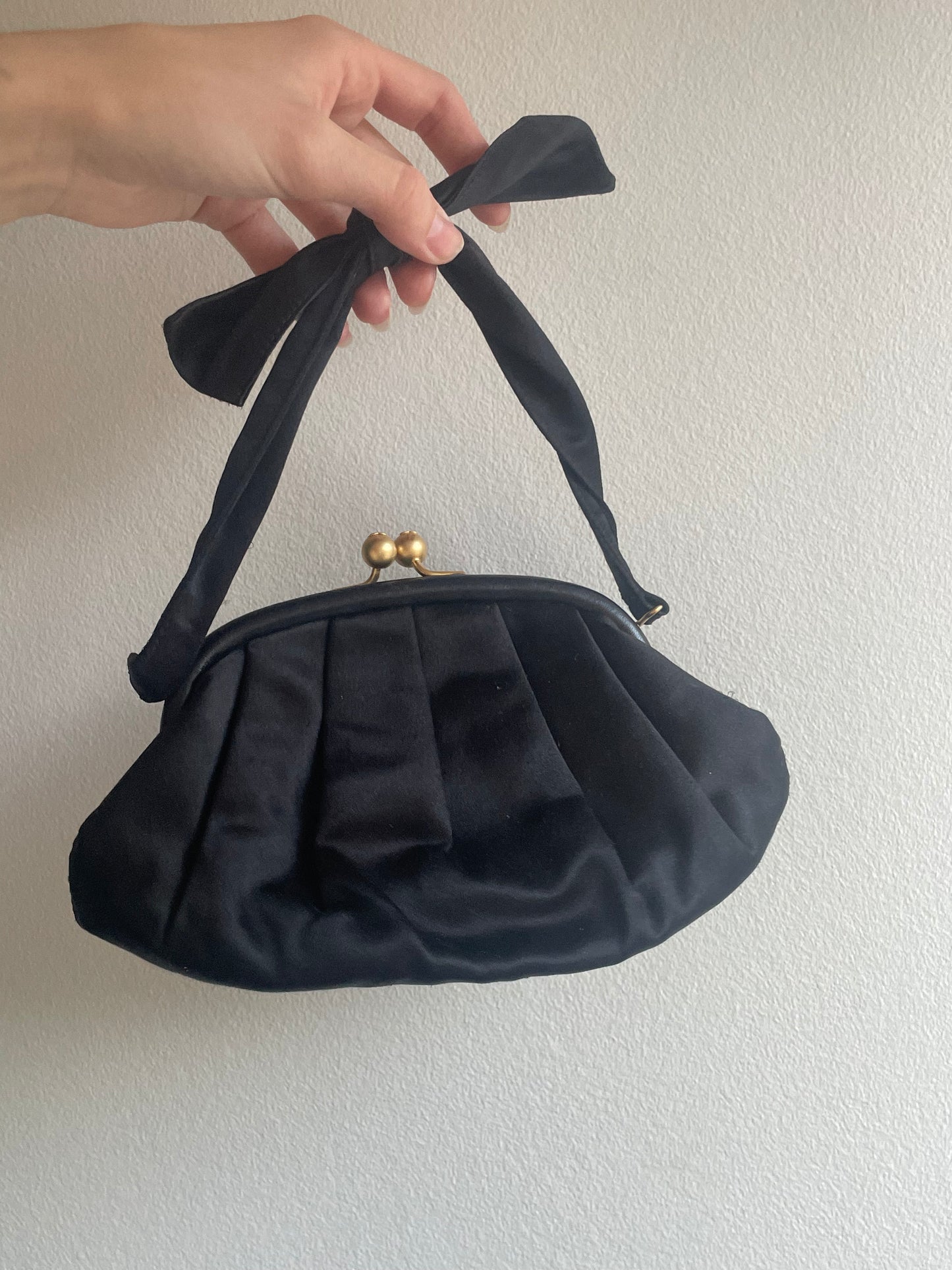 Chanel - aften taske - Silke og guld