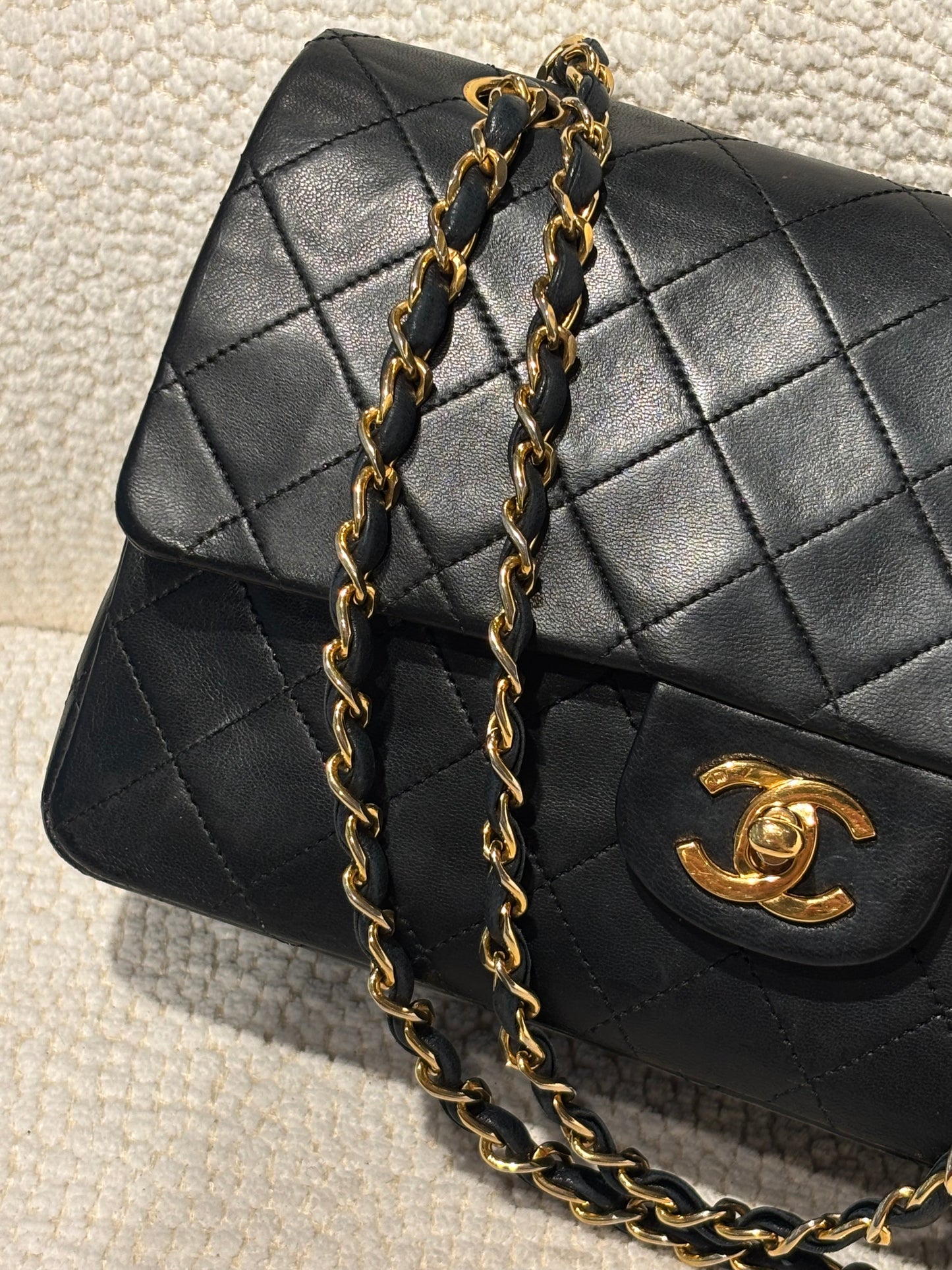 Vintage Chanel Classic Flap Bag - Medium - 24k Hardware