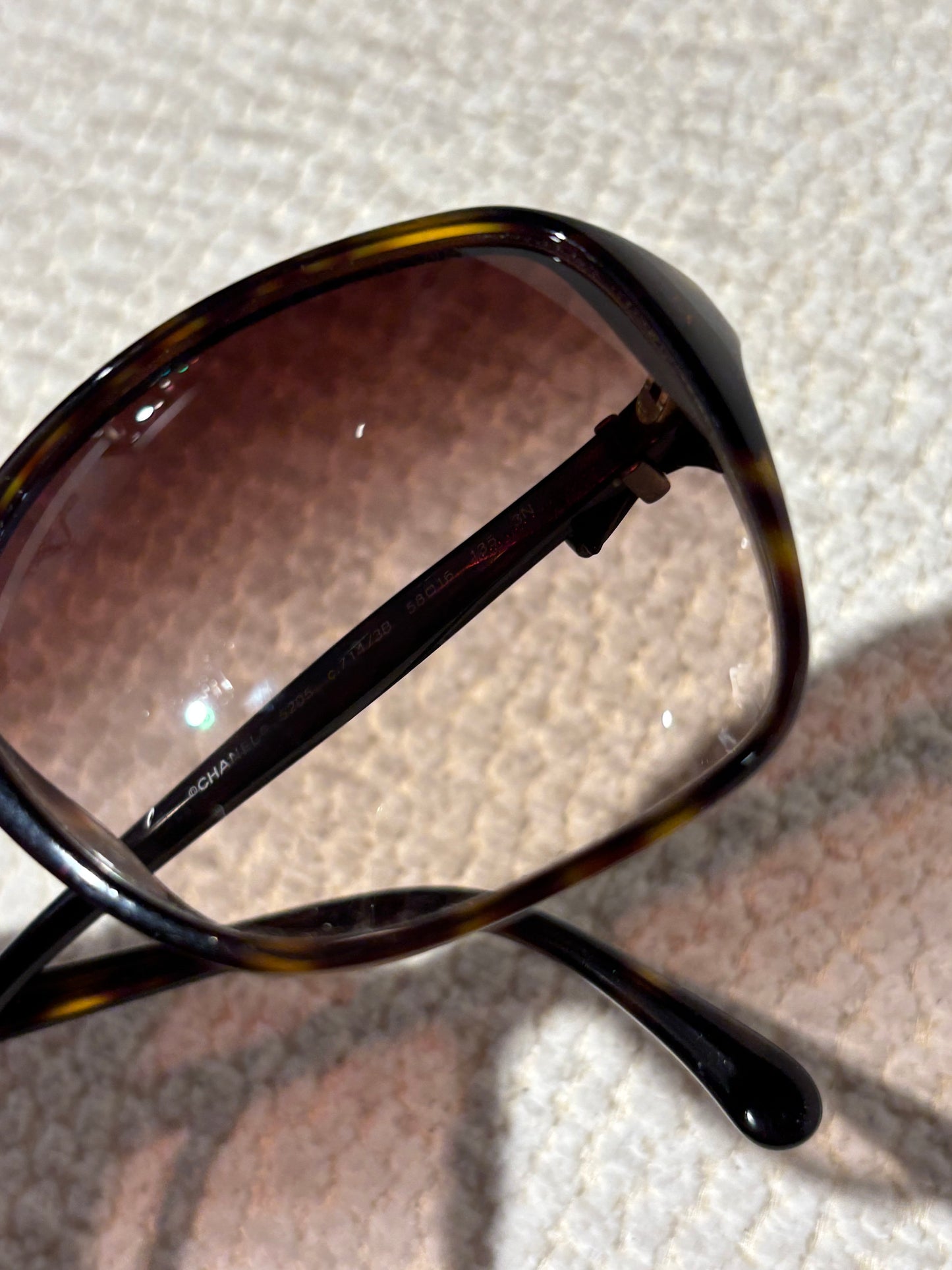 Chanel Sunglasses - Brown with Bow