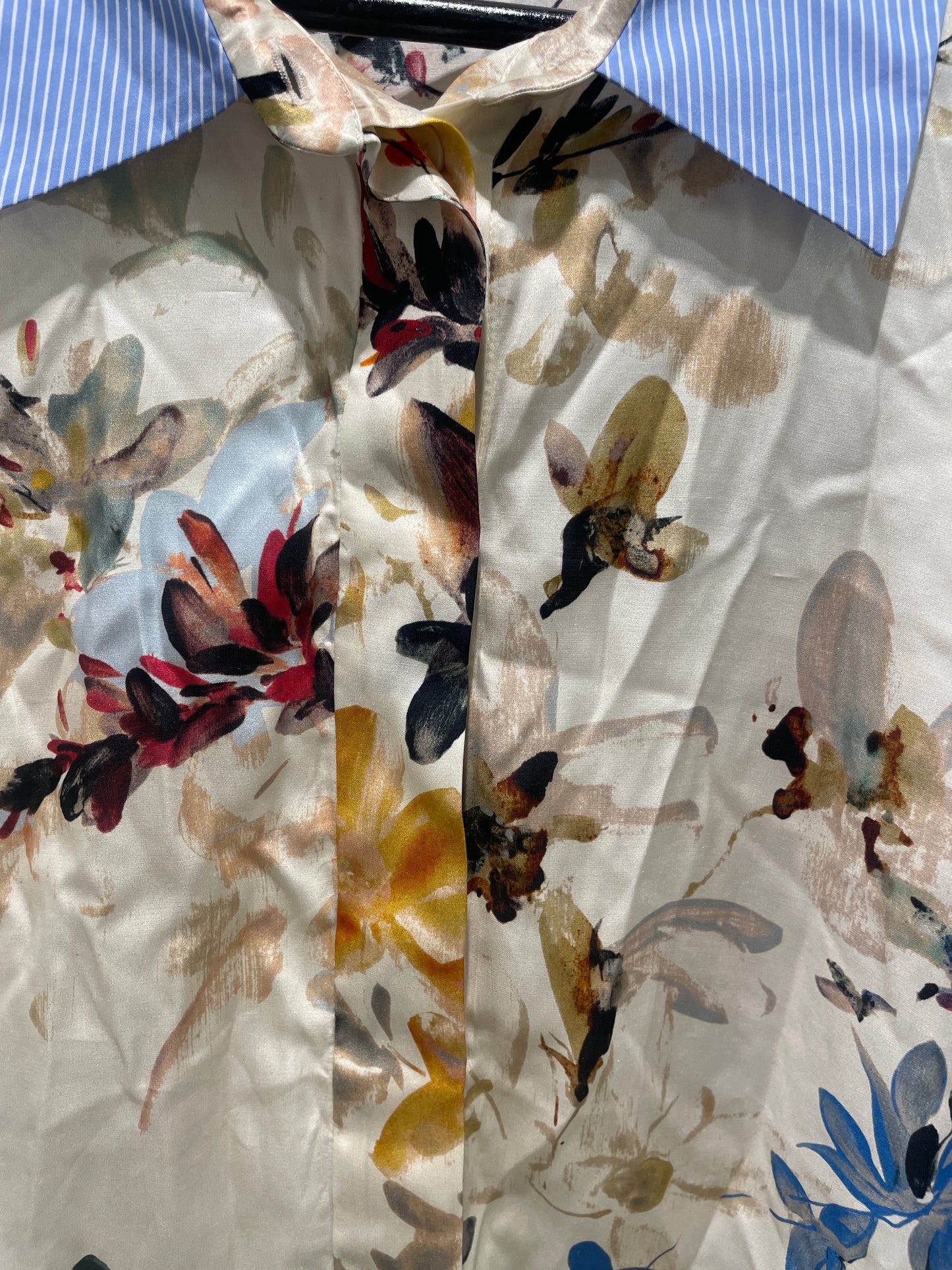 Munthe - Silk Shirt - Stribed details - Medinas Wardrobe EU38